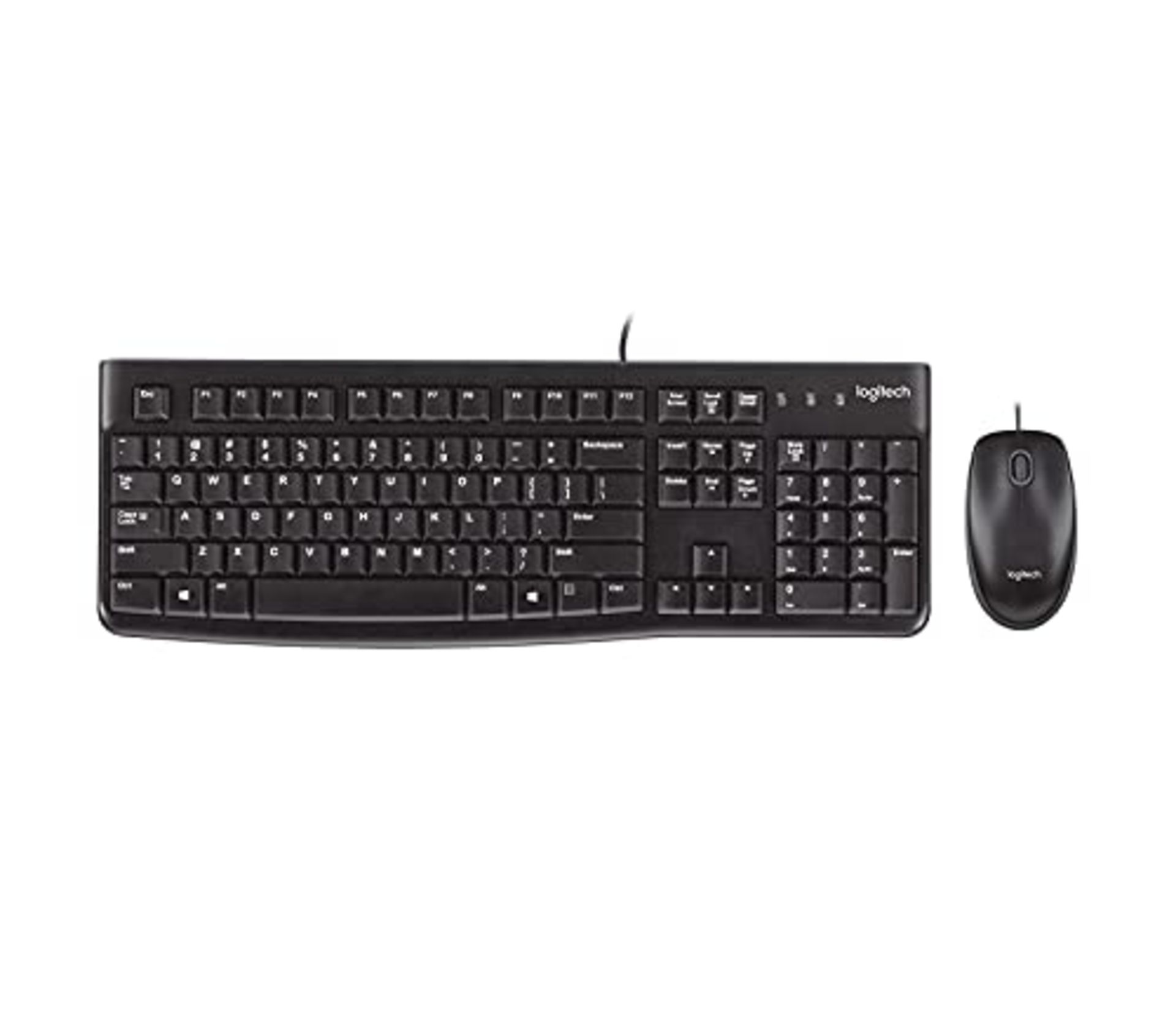[INCOMPLETE] Logitech MK120 Wired Keyboard and Mouse for Windows, Optical Wired Mouse,
