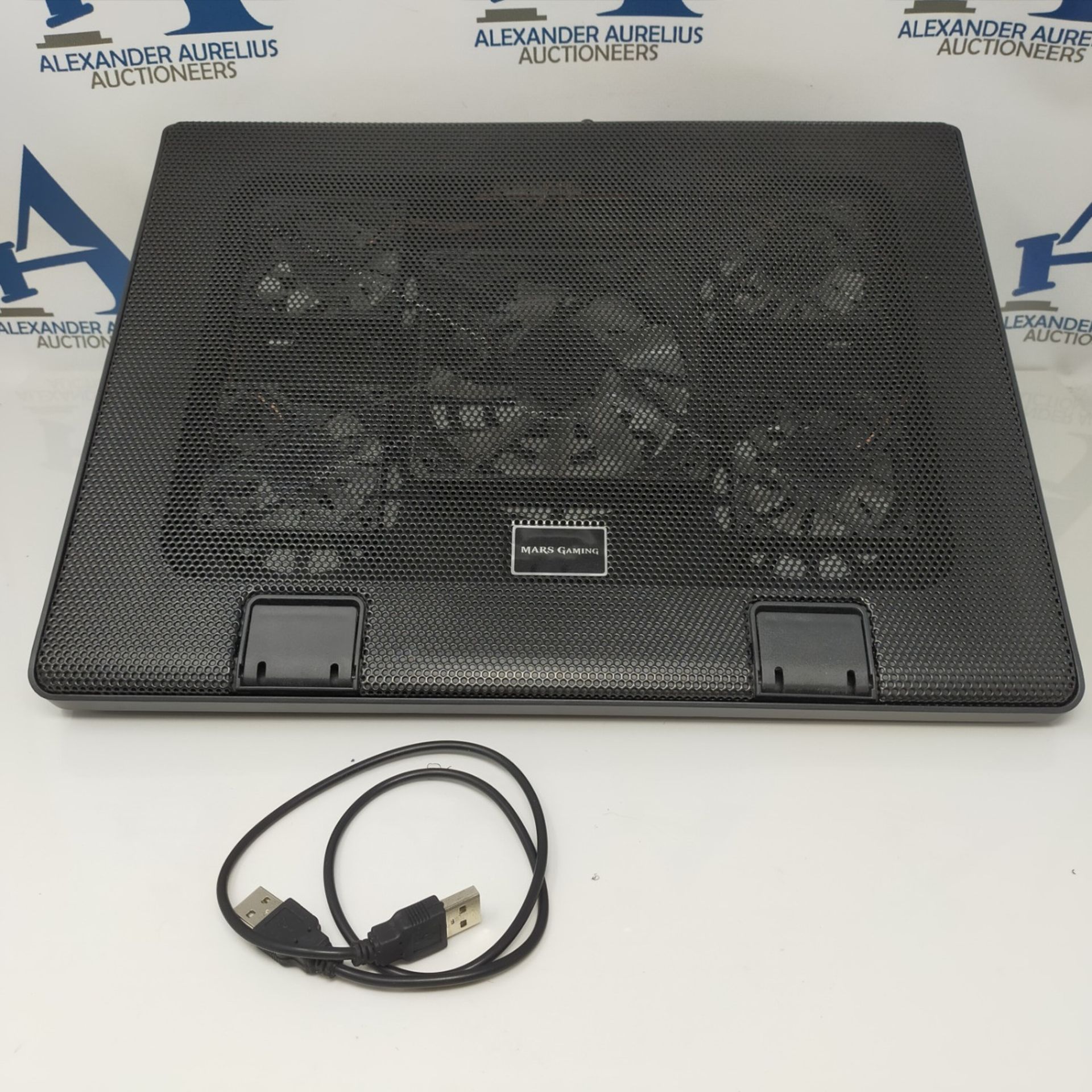 Mars Gaming MNBC2 Cooling Base for Gaming Laptops up to 17.35 inches (5 Ultra-Silent F - Image 3 of 3
