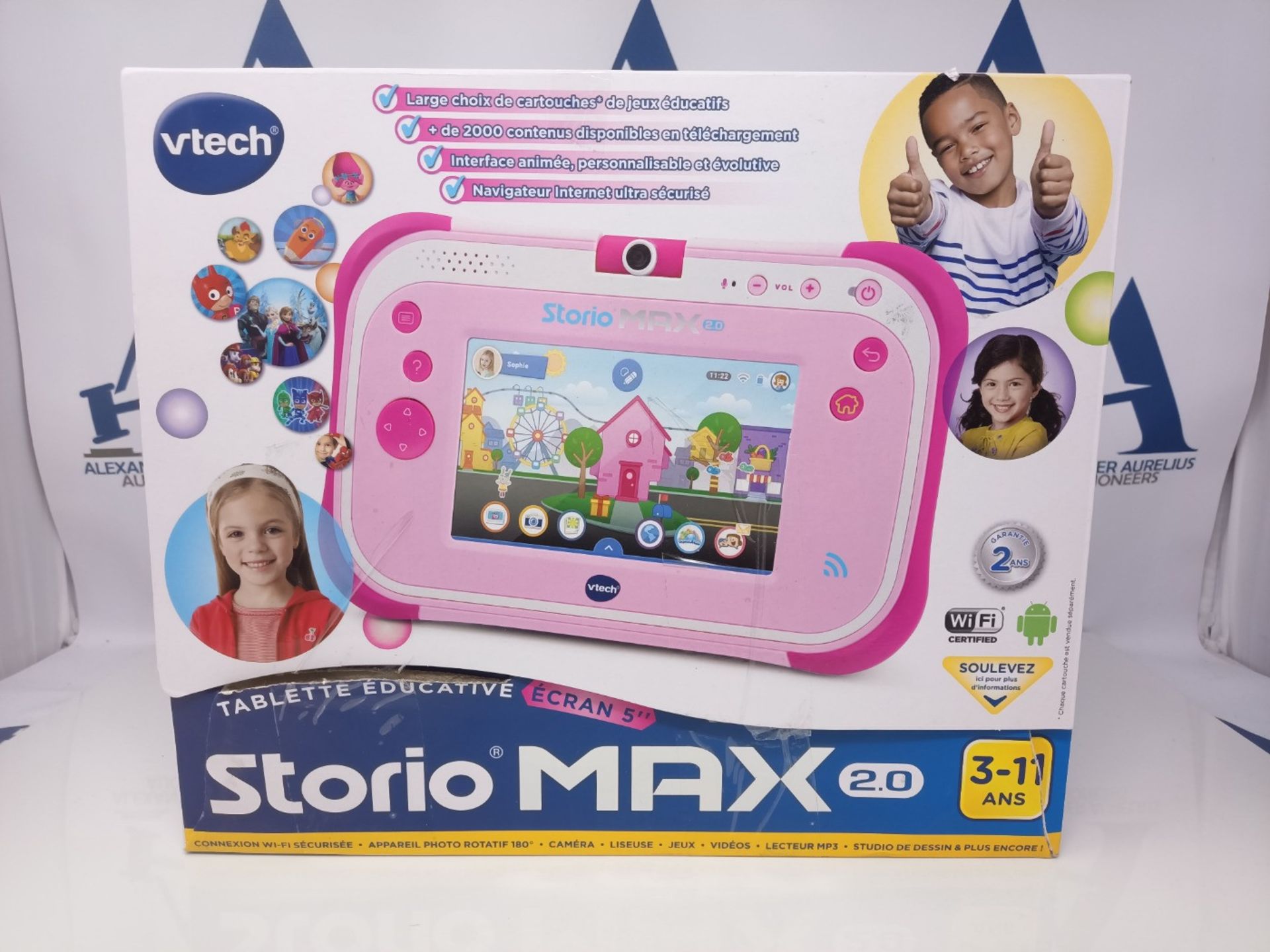 RRP £99.00 Vtech - 108855 - Tablet Storio Max 2.0 - 5 inch - Pink French version - Image 2 of 3