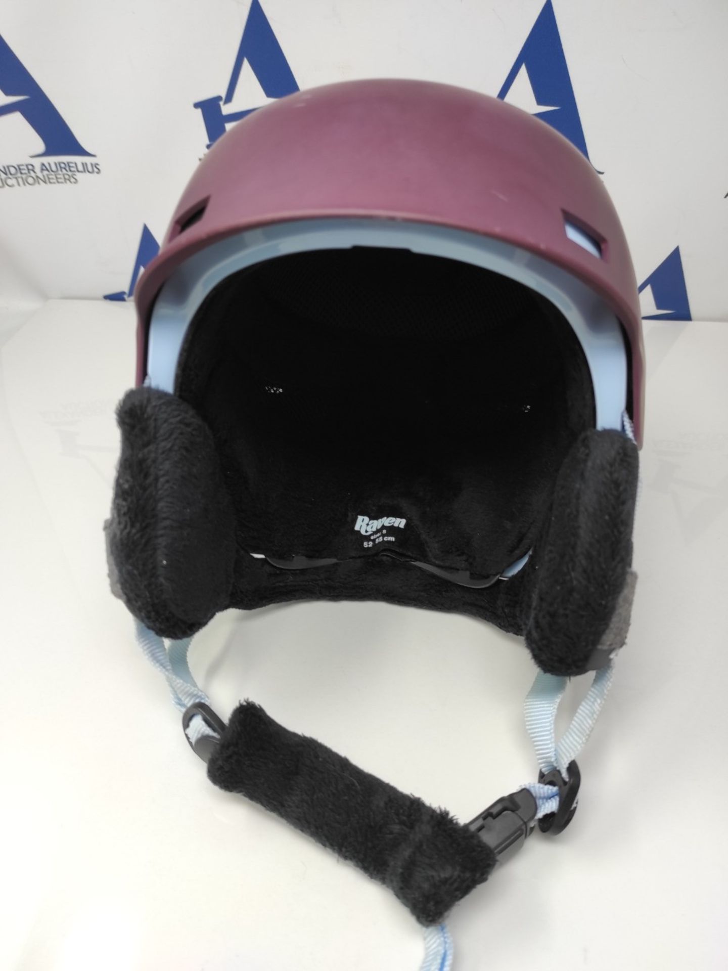 RRP £85.00 Anon Raven snowboard helmet in purple size S 52-55cm