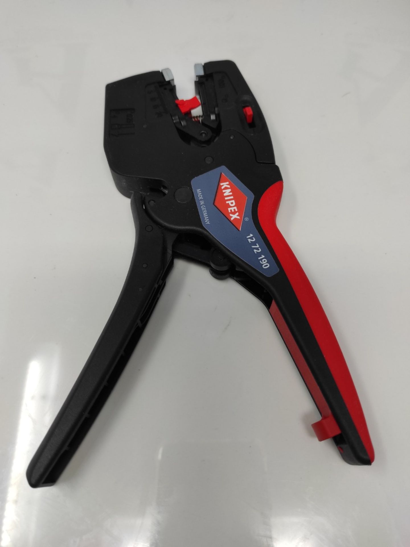 RRP £94.00 Knipex NexStrip Electrician Multi-Tool with Non-Slip Plastic Handles 190 mm 12 72 190 - Image 3 of 3
