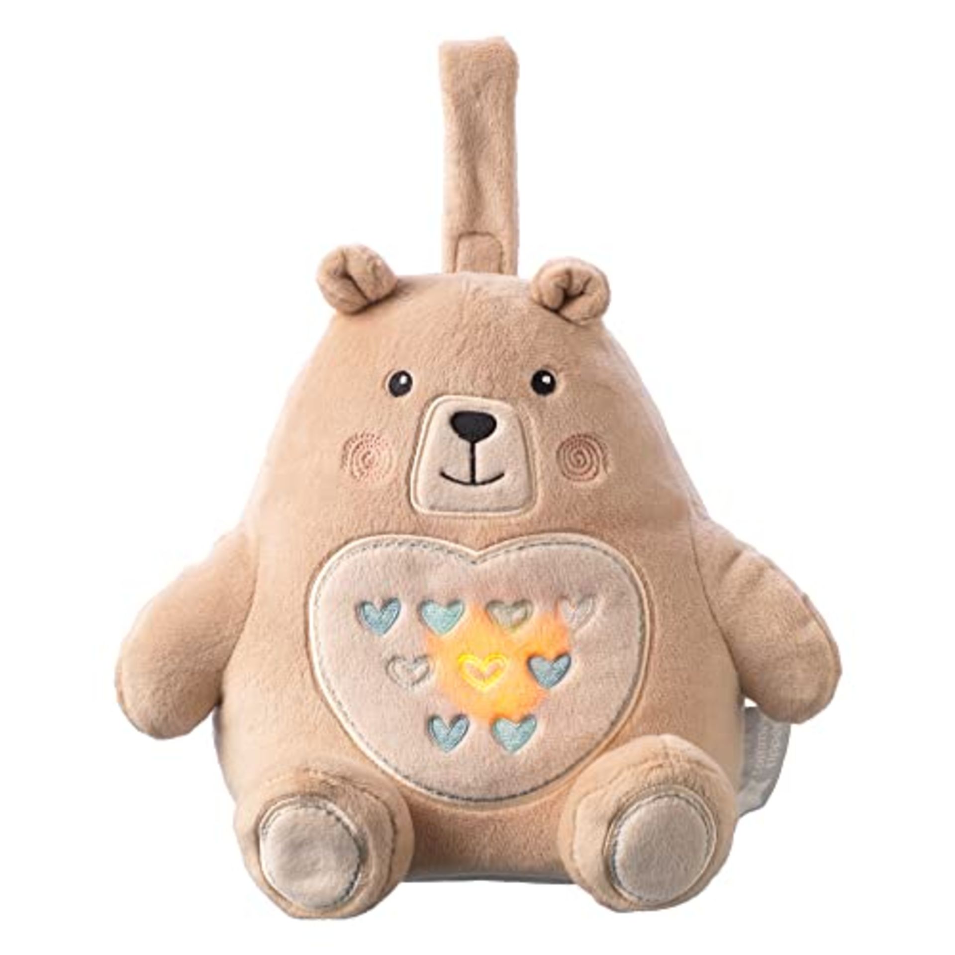 Tommee Tippee Bennie The Bear Grofriends is a rechargeable light and sound sleep aid.