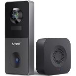 RRP £89.00 AREN'TI VBELL1 2K Video Doorbell with SD Card, Wireless Outdoor Camera Doorbell with R