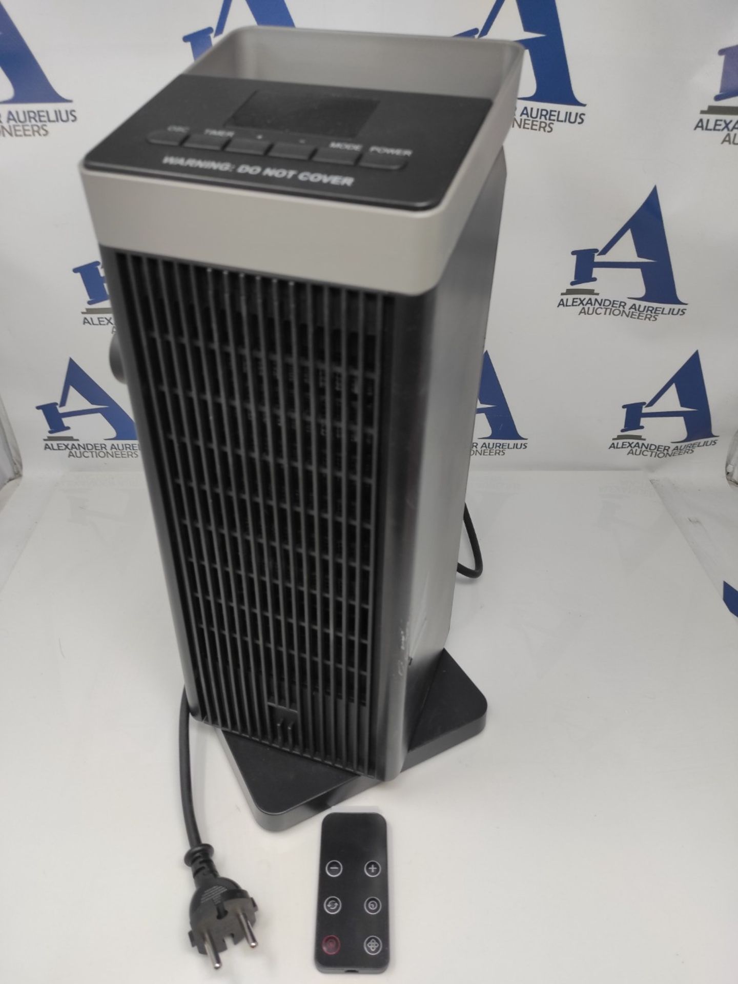 RRP £69.00 OMISOON Low Consumption Electric Heater 2000W, ECO Fan Heater, PTC, 90° Oscillation, - Image 2 of 2