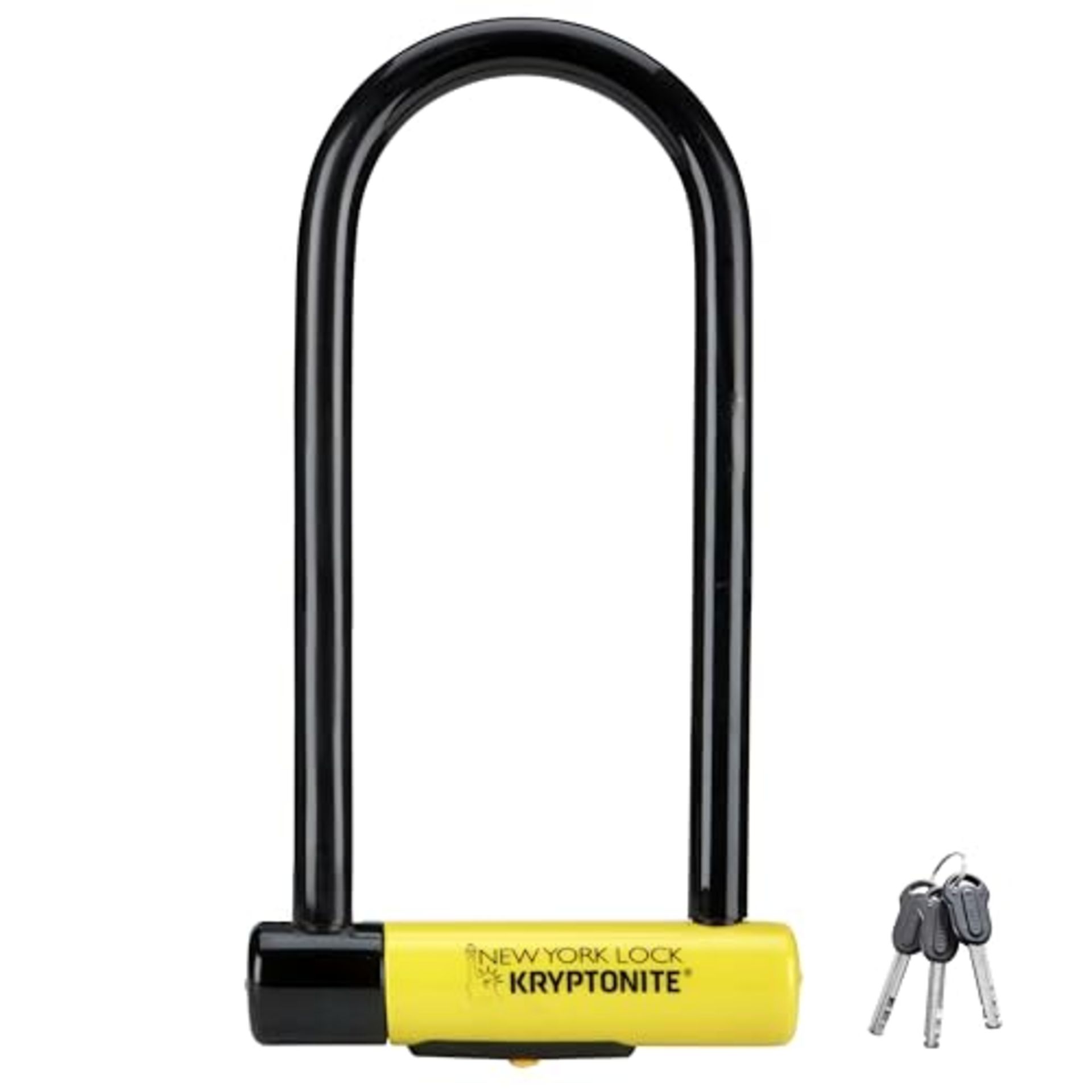 RRP £114.00 Kryptonite key lock U-lock New York LS - Bike Lock, Security Level 9/10, Offers a High