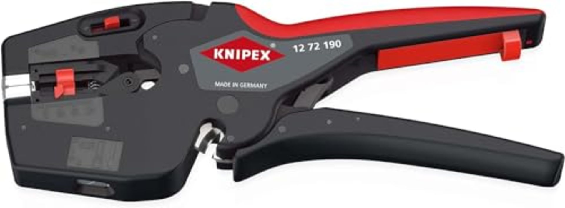 RRP £94.00 Knipex NexStrip Electrician Multi-Tool with Non-Slip Plastic Handles 190 mm 12 72 190