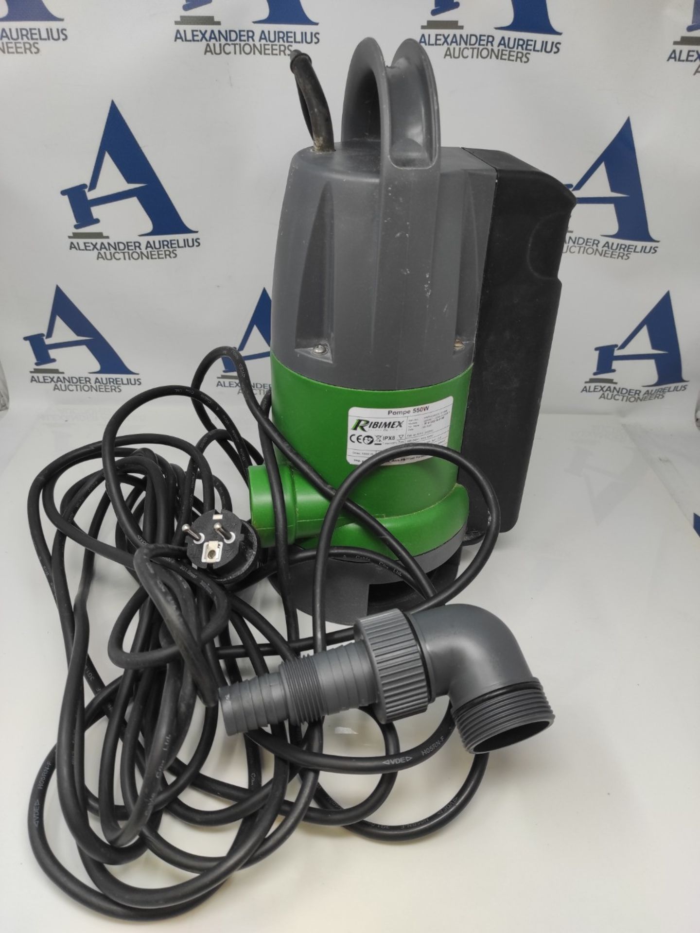 RRP £57.00 RIBILAND - Automatic submersible water pump also called "empty pit" - Image 3 of 3