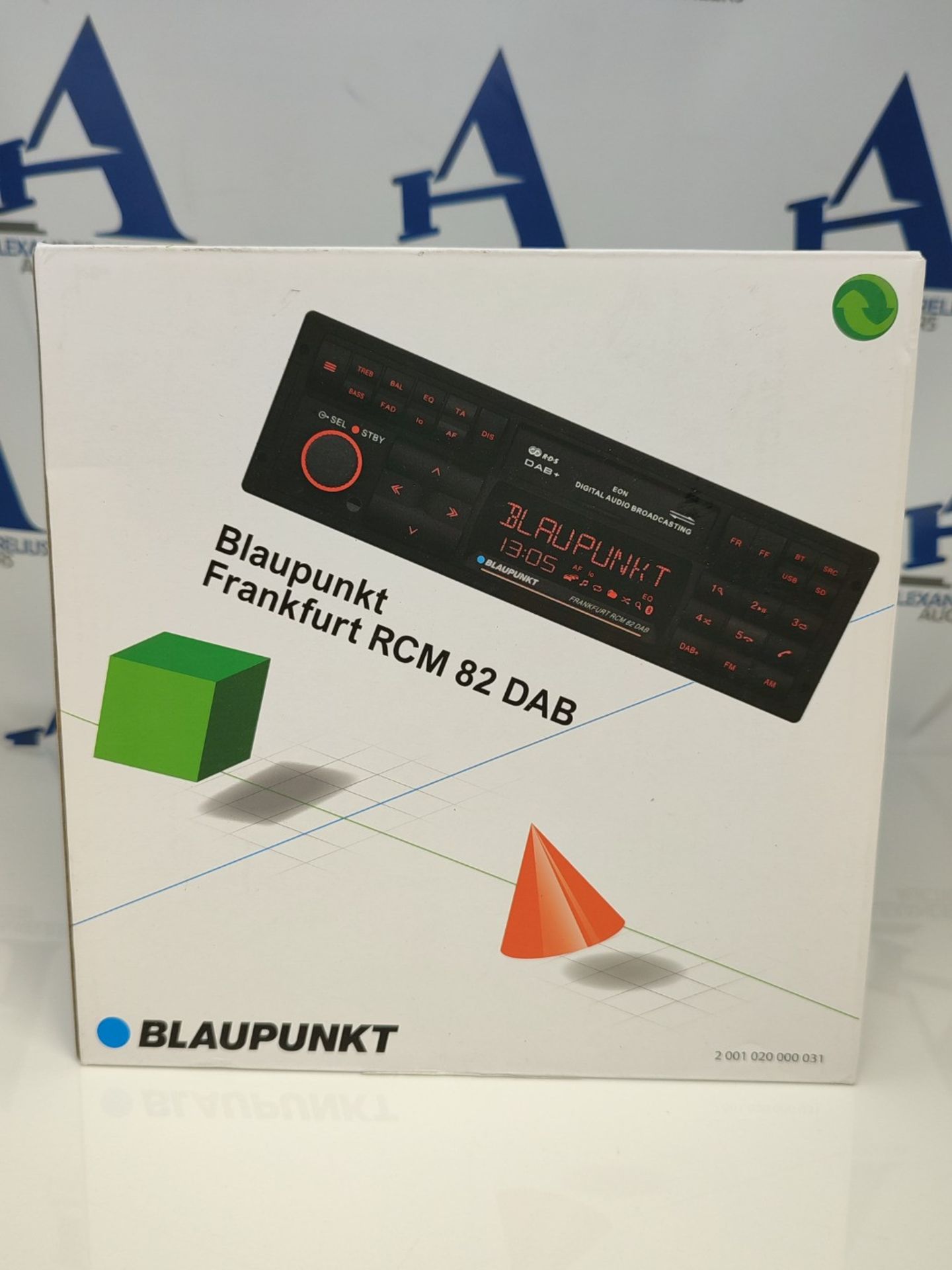 RRP £399.00 Blaupunkt Frankfurt RCM 82 DAB, 1-DIN car radio, DAB+, Bluetooth, AUX; USB, SD card in - Bild 2 aus 3