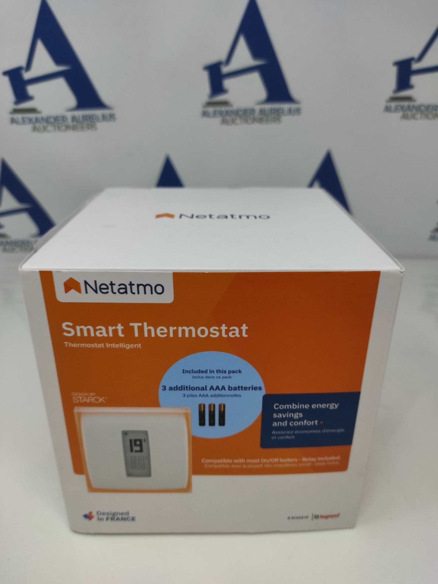 RRP £158.00 Netatmo Smart and Connected Thermostat Energy Efficient - WiFi - Reduce Bills & Contro - Image 2 of 3