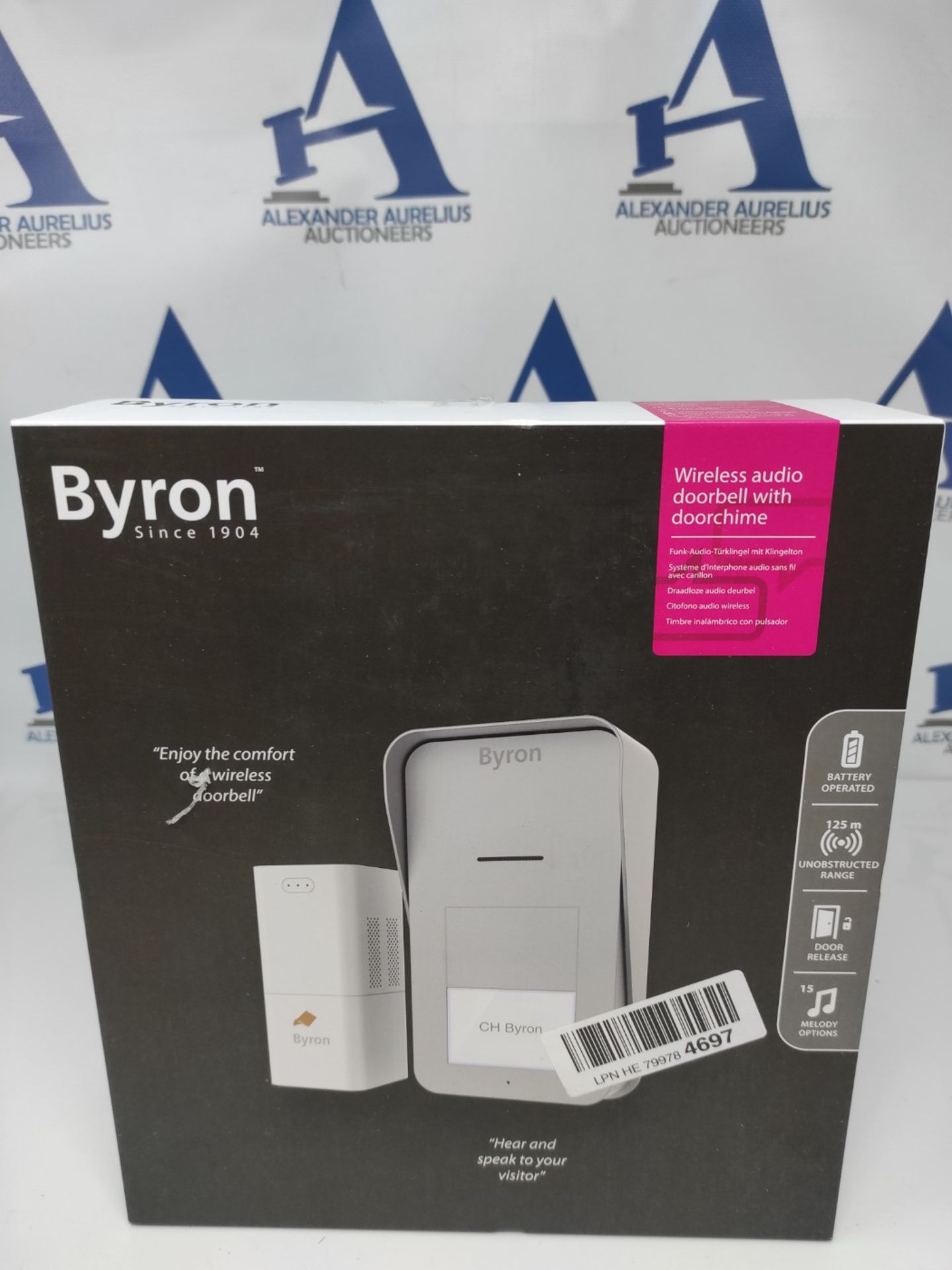 RRP £65.00 Byron DIC-21515 Audio Intercom System - For 1 apartment - Outdoor unit with or without - Bild 2 aus 3