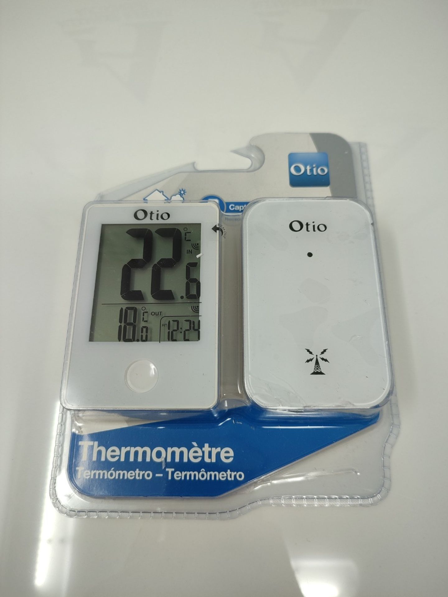 Wireless indoor/outdoor thermometer White - Otio - Image 2 of 3