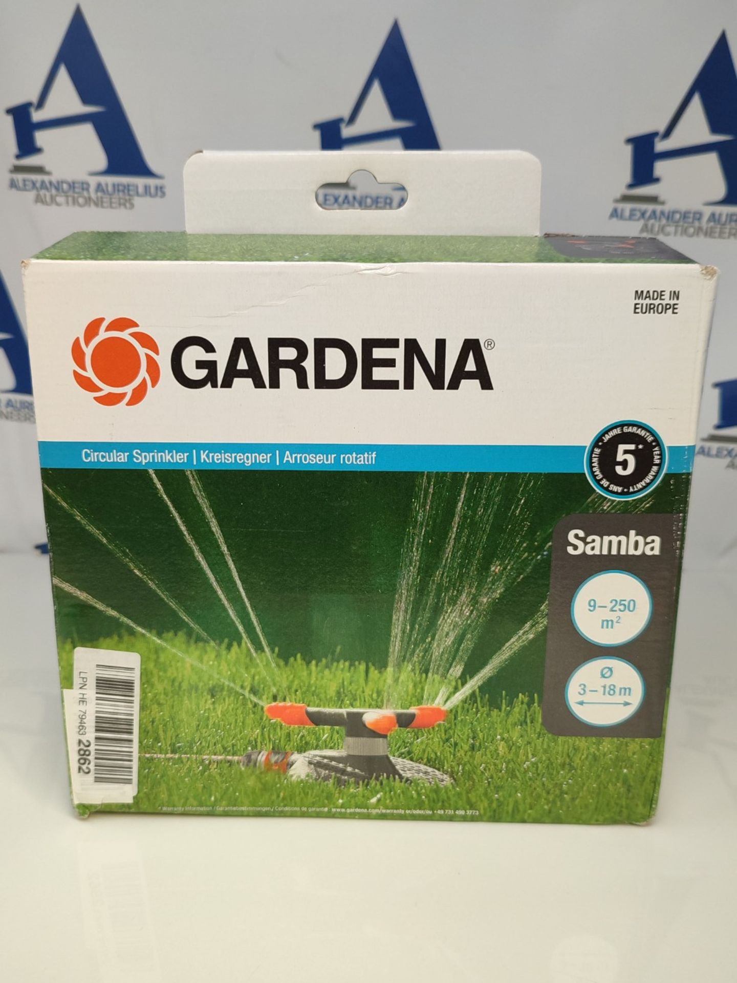 Gardena Classic Circular Sprinkler Samba: Lawn sprinkler for uniform watering with pre - Image 2 of 3
