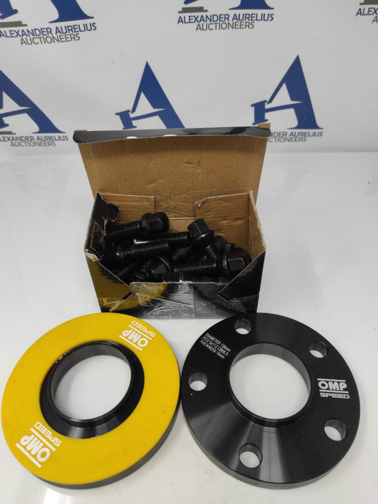 RRP £90.00 OMP SPEED Set Spacers 15MM 5X112 66.5 M14X1.5 Conic + 14X1.5 Ball - Image 3 of 3
