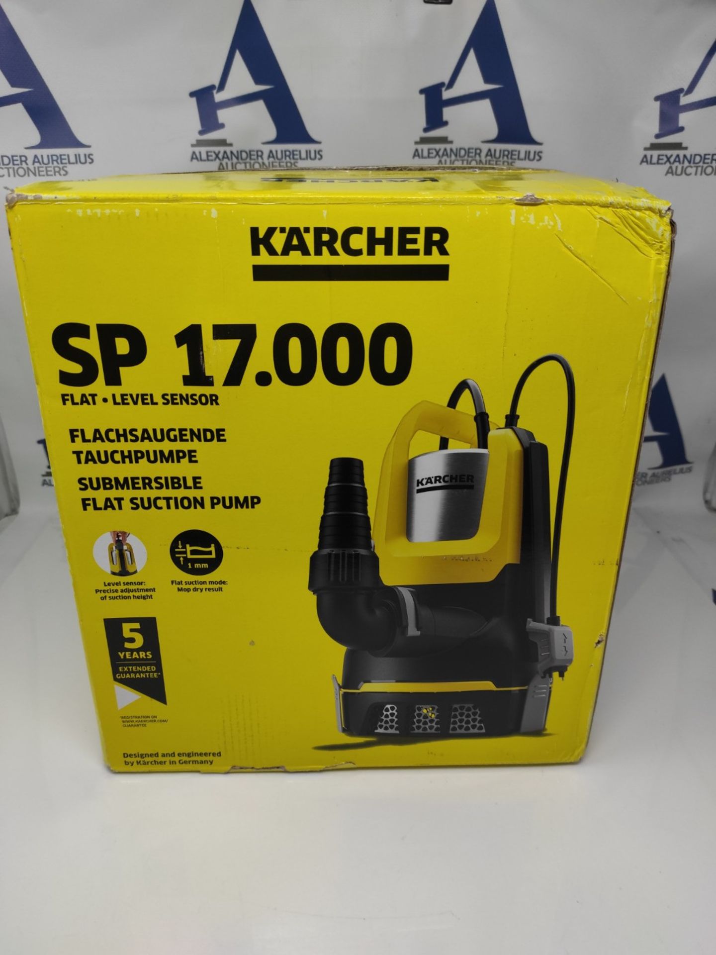 RRP £141.00 Kärcher SP 17,000 Flat Level Sensor submersible pump for flat surfaces, flow rate: 17