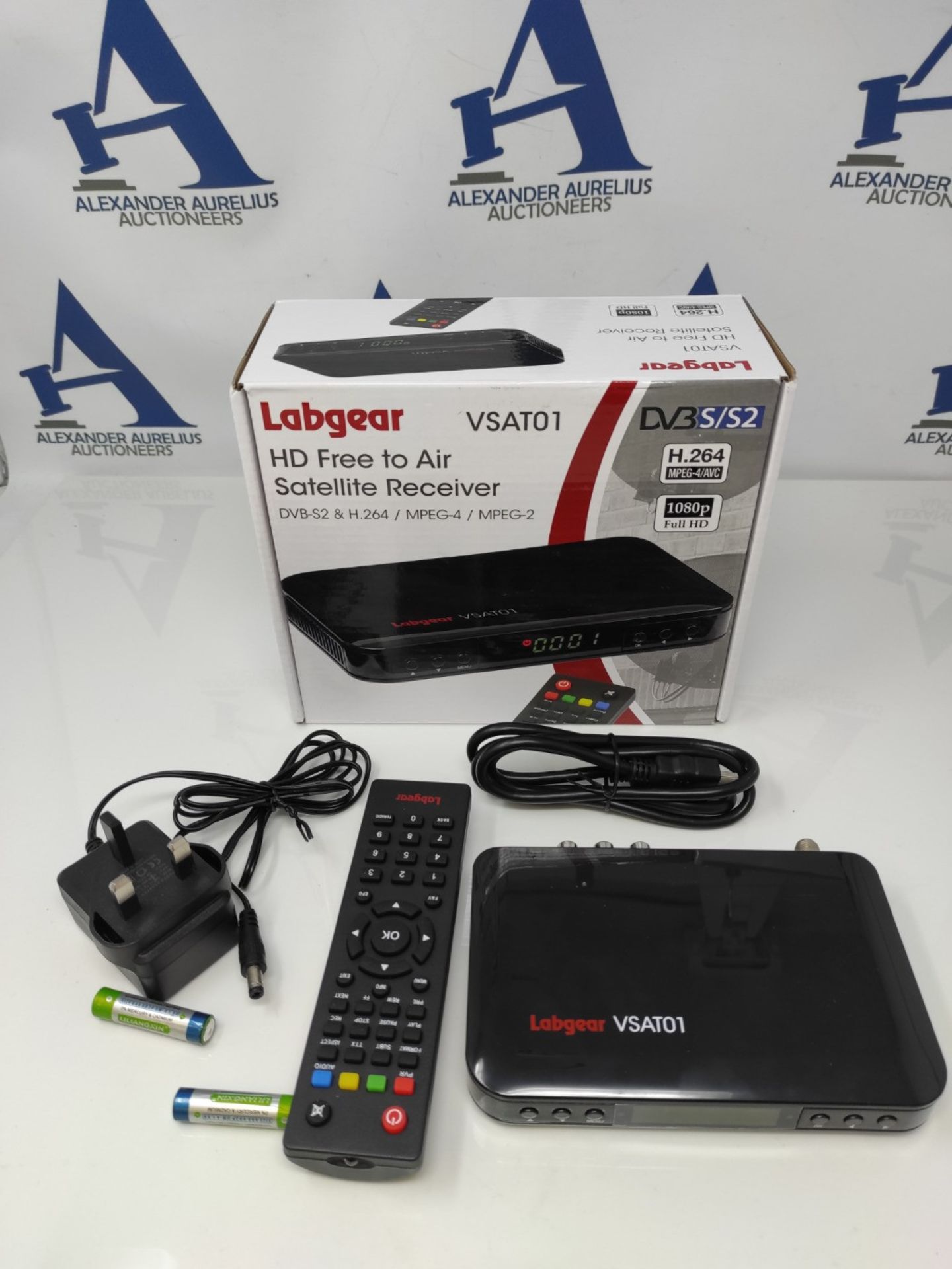 Labgear VSAT01 HD Free-to-Air Satellite Receiver, DVB-S2 & H.264 / MPEG-4 / MPEG-2 - Image 2 of 2