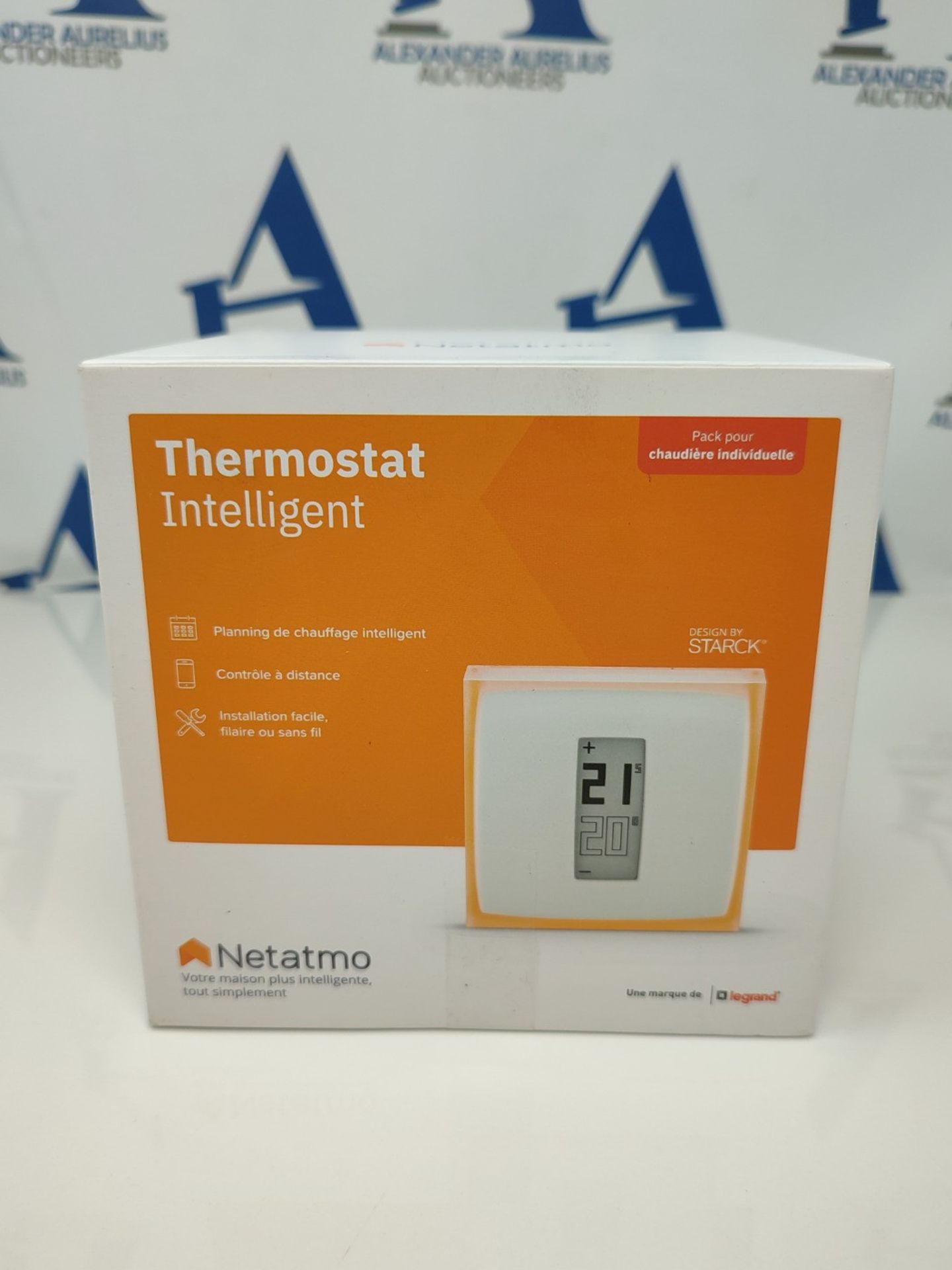 RRP £167.00 Netatmo Smart and Connected Thermostat for individual boilers, NTH01-FR-EC - Bild 2 aus 3