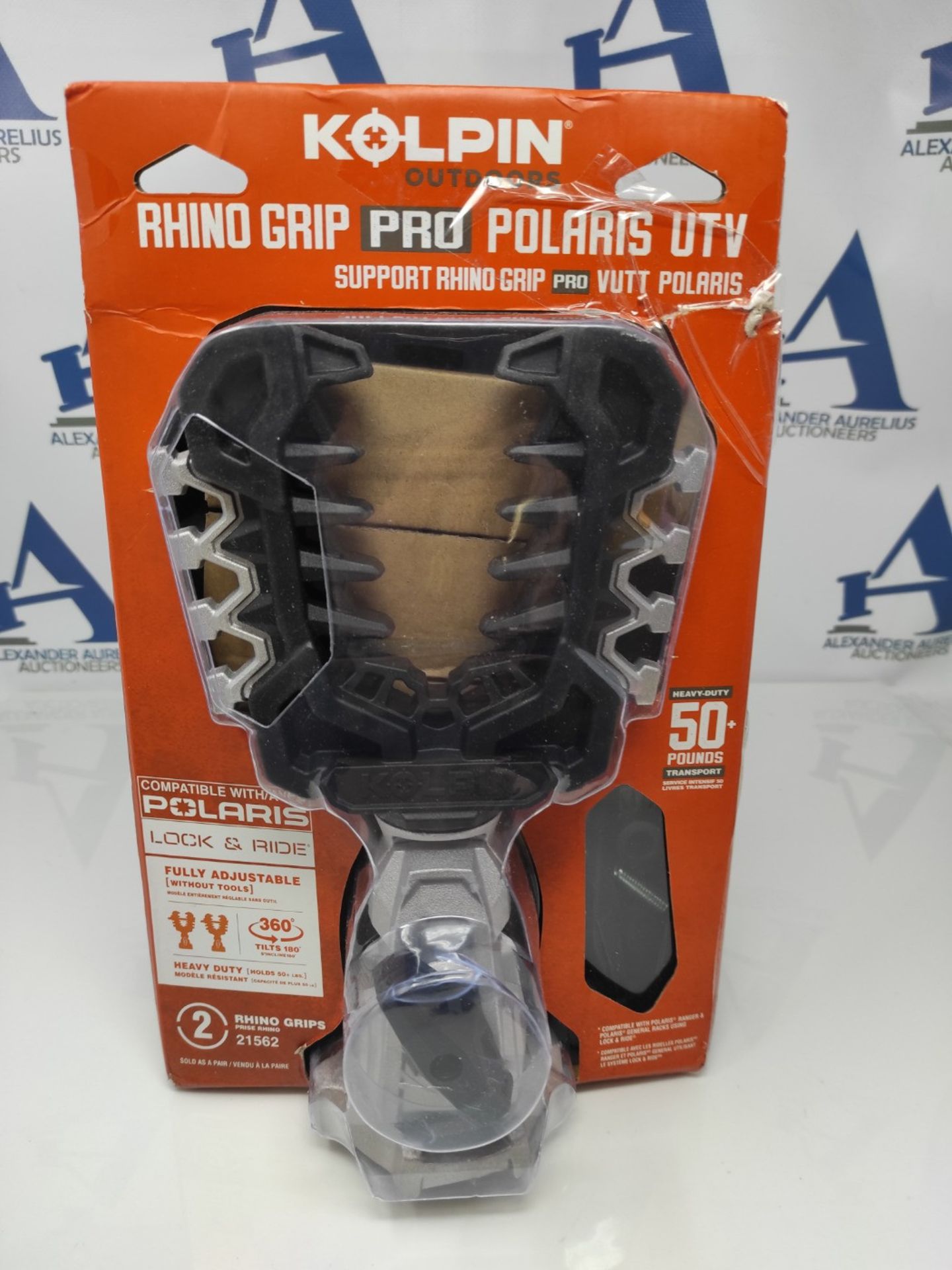 RRP £103.00 Kolpin Rhino Grip Pro - Polaris UTV (Polaris Lock & Ride compatible) - 21562, black - Image 2 of 3