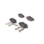 Bosch BP1197 Brake Pads - Front Axle - ECE-R90 Certification - four brake pads per set