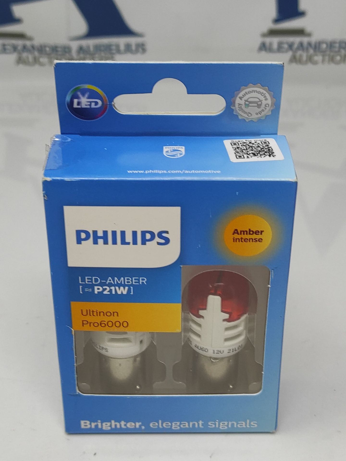 Philips Ultinon Pro6000 LED automotive signaling lamp (PY21W amber) - Image 2 of 3
