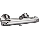RRP £76.00 Edouard Rousseau - Thermostatic Shower Mixer Breva - Universal Connector, Anti-Scald S