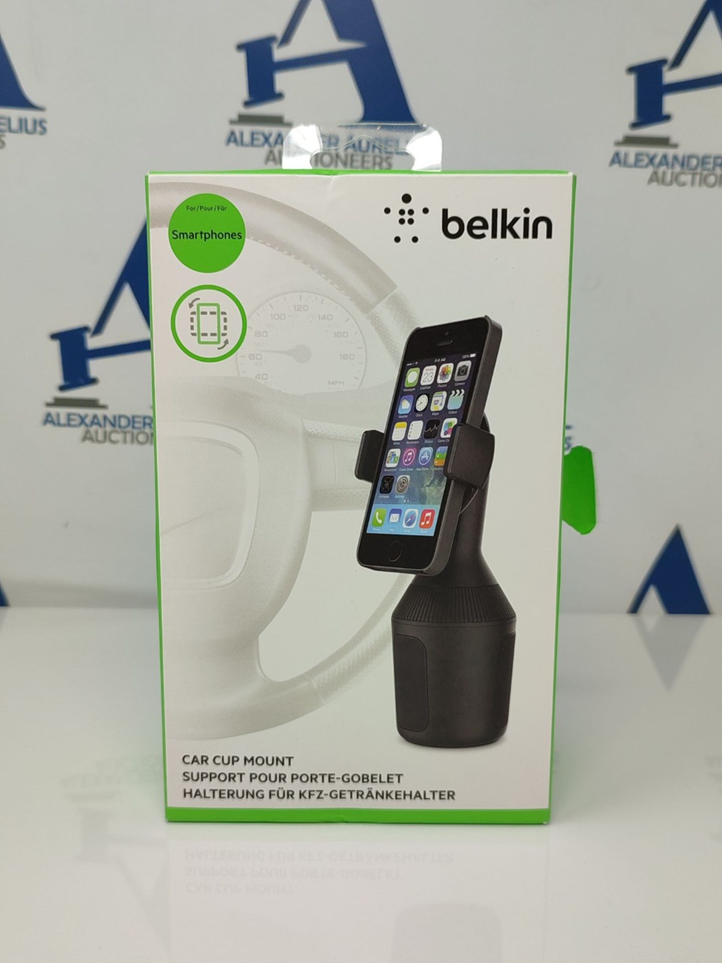 Belkin Car Cup Mount For Smartphones (Cup Holder Mount Compatible With iPhone 14/14 Pl - Image 2 of 3