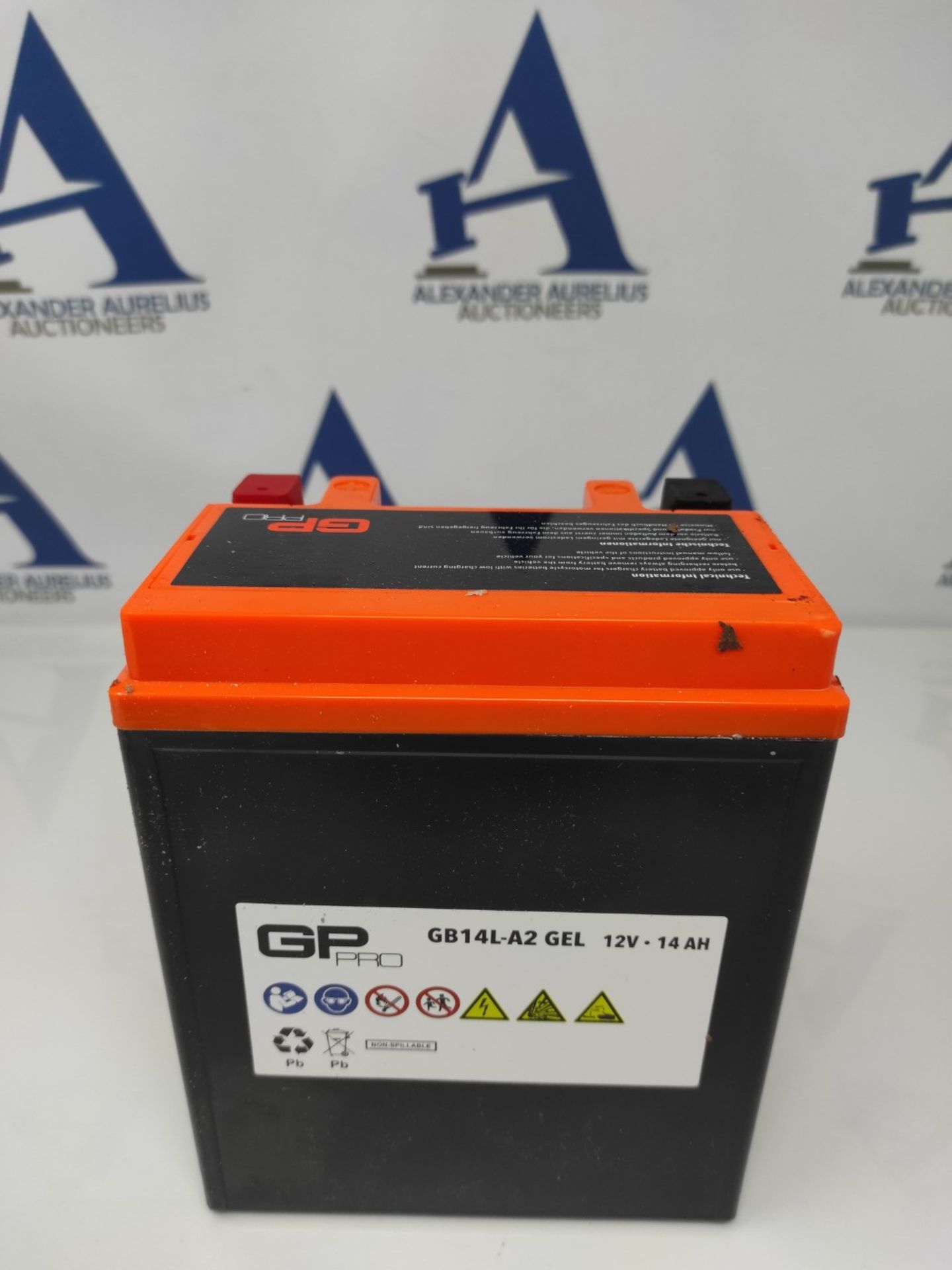RRP £65.00 GP-PRO GB14L-A2 12V 14Ah GEL starting battery (compatible with YB14L-A2 / 51411) (Main - Image 3 of 3