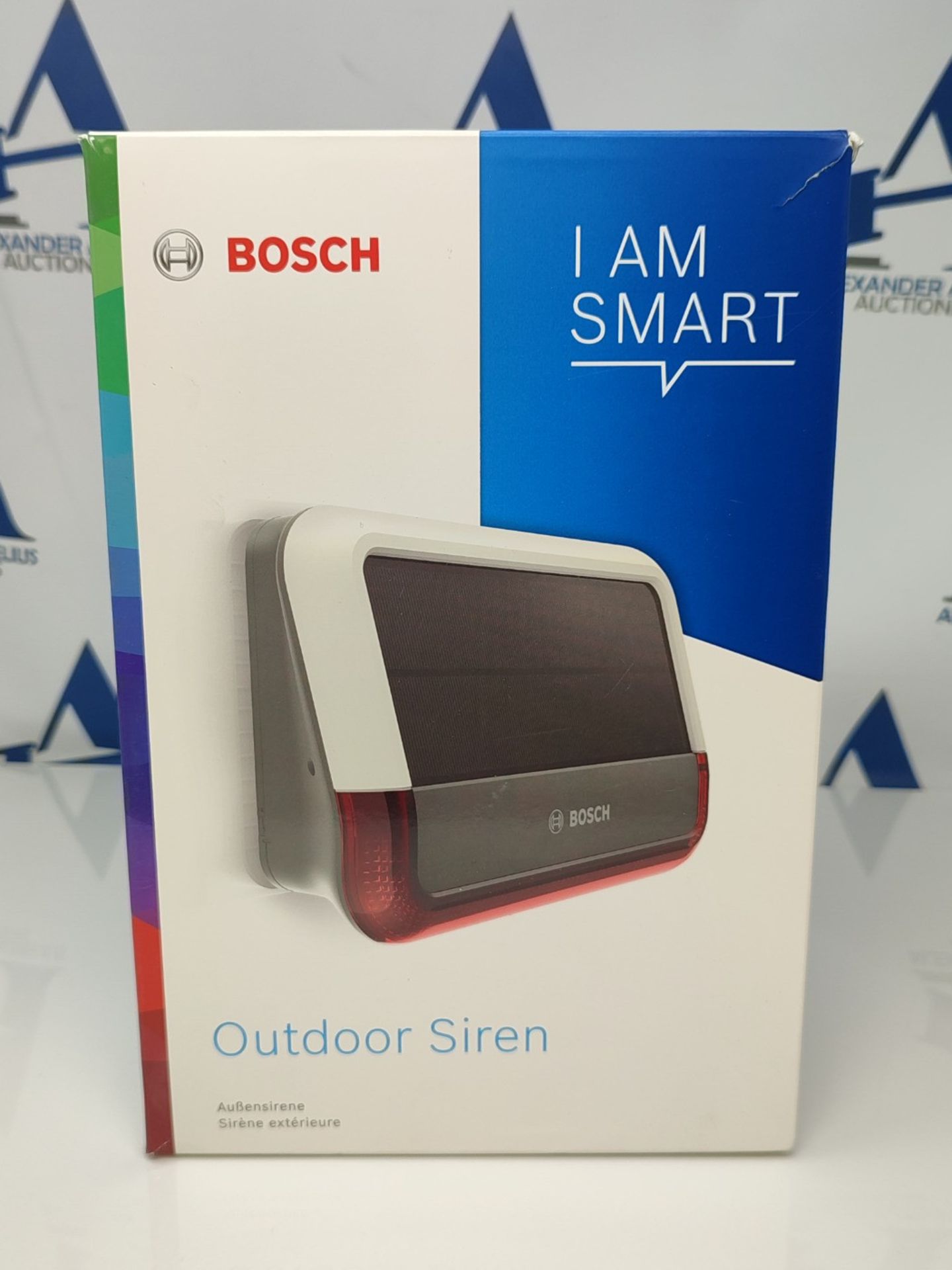 RRP £201.00 Bosch Smart Home - External siren, wireless alarm system with solar panel, alert via n - Image 2 of 3