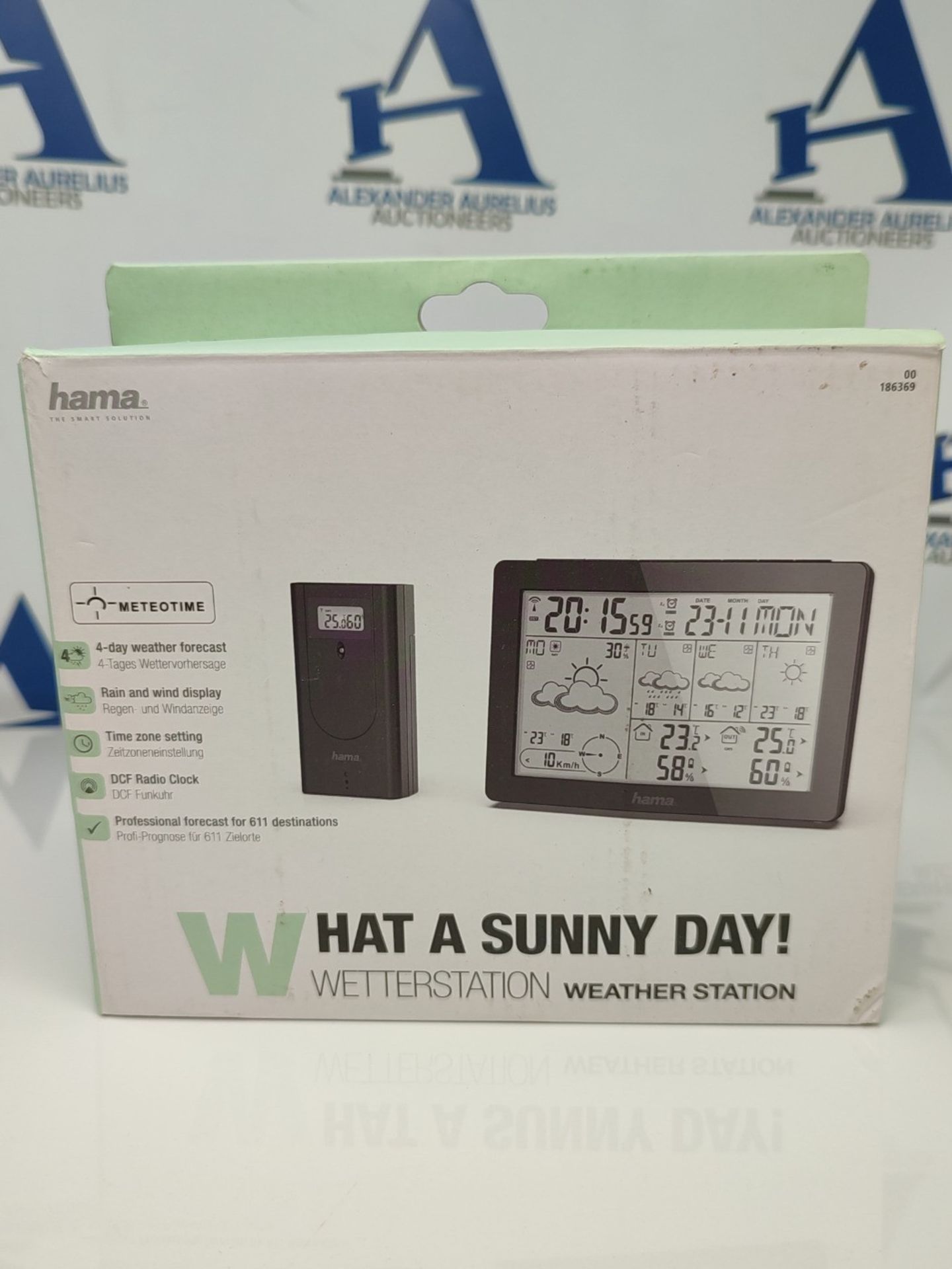 RRP £61.00 Hama Professional Weather Station (weather forecast with data from professional meteor - Image 2 of 3