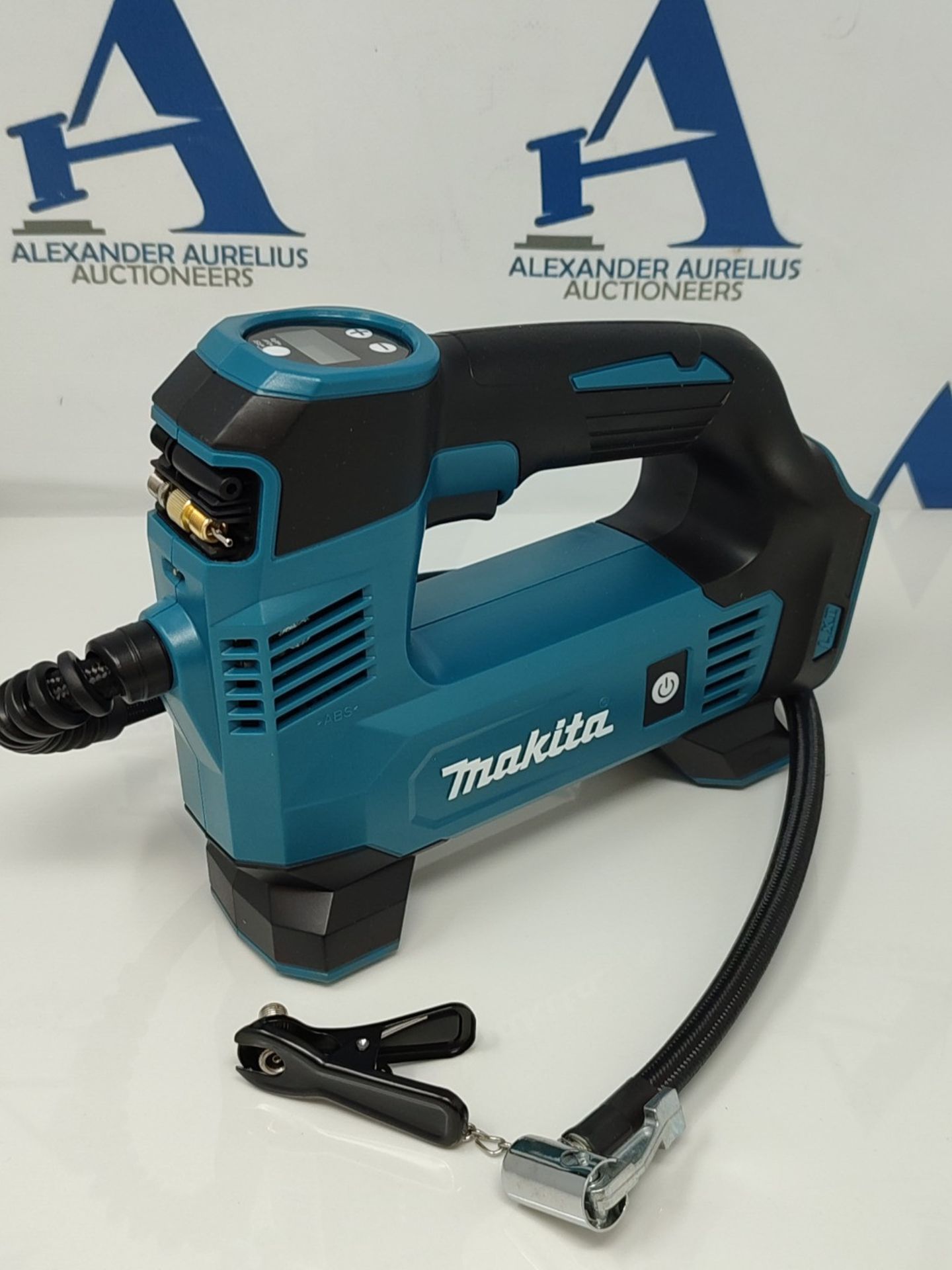 RRP £93.00 Makita DMP180Z 18V Li-ion LXT Inflator - Batteries and Charger Not Included, Blue/Silv - Image 3 of 3