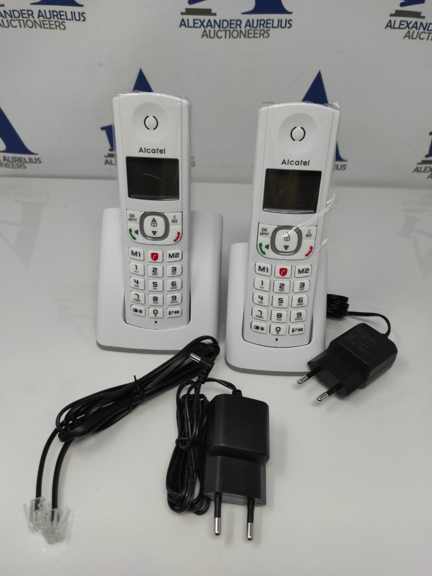 Alcatel F530 Duo, cordless phone with 2 handsets, call blocking, hands-free and two di - Image 3 of 3