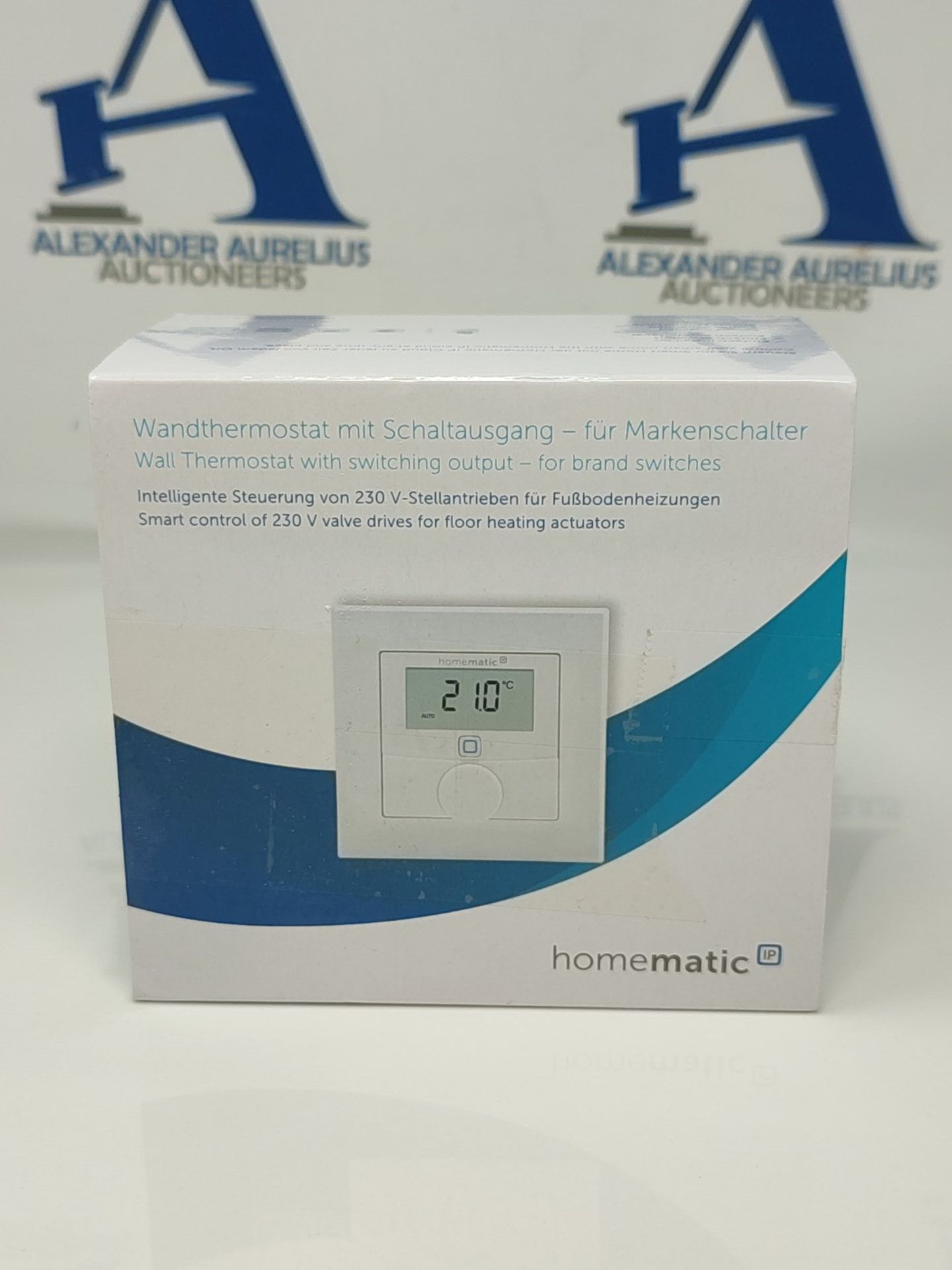 RRP £79.00 Homematic IP Smart Home Wall Thermostat with Switched Output - for branded switches, d - Bild 2 aus 3