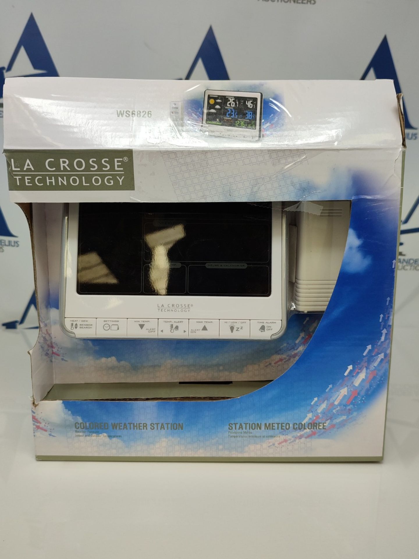 RRP £64.00 La Crosse Technology - WS6826 Weather Station with Colorful Screen - Silver - Image 2 of 3