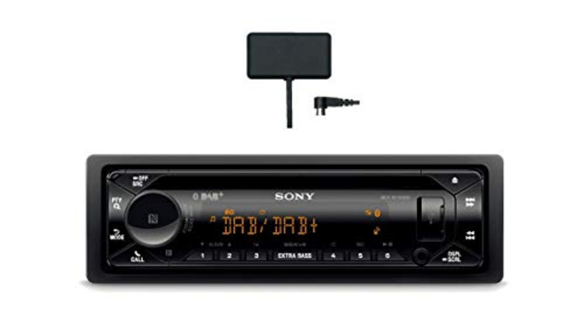 RRP £174.00 Sony MEX-N7300KIT DAB+ car radio with CD, Dual Bluetooth, USB and AUX connection | Blu
