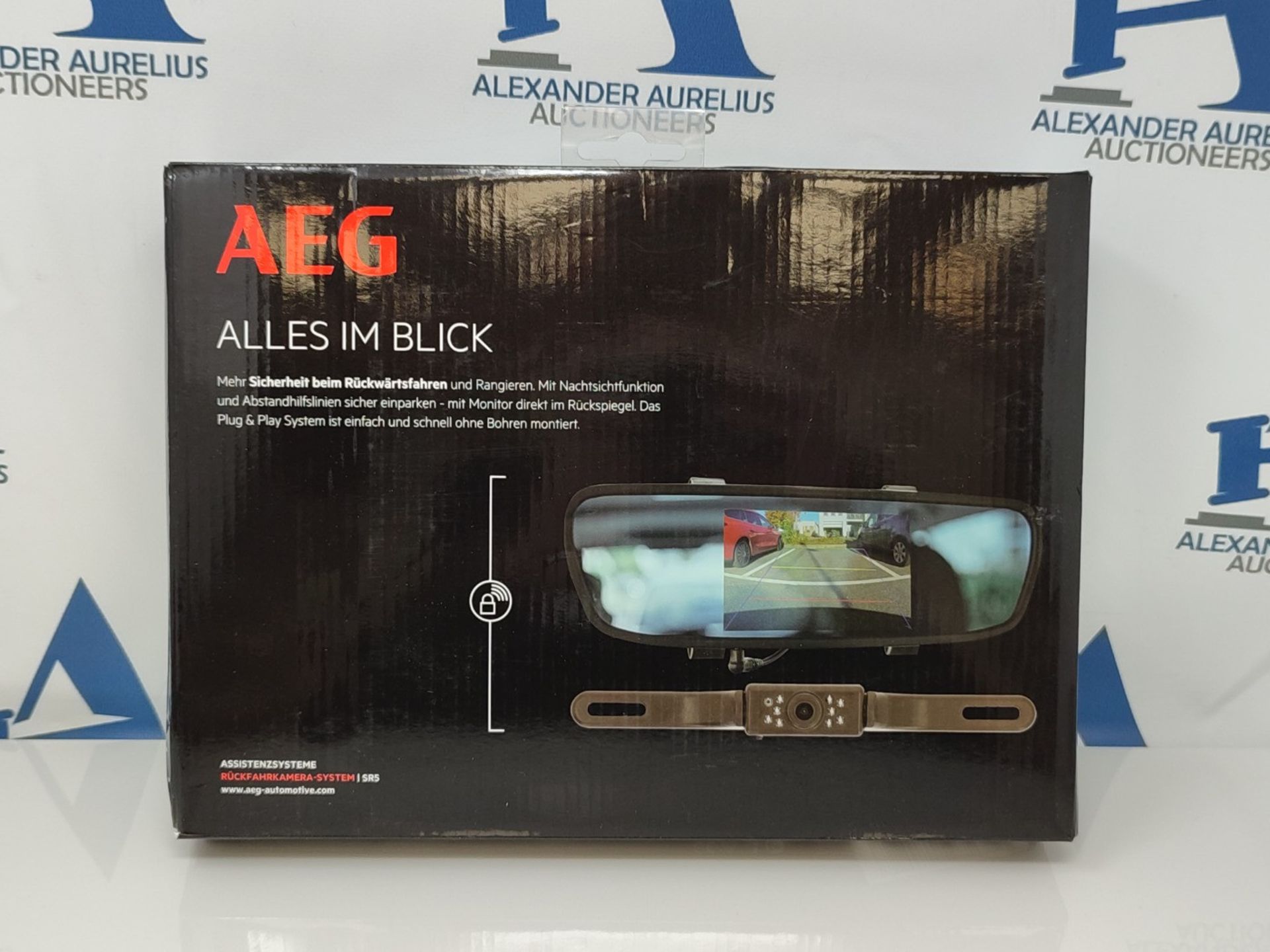 RRP £86.00 AEG Automotive Mirror Parking Camera SR5, Car Parking Assistance with Wireless Rearvie - Image 2 of 3