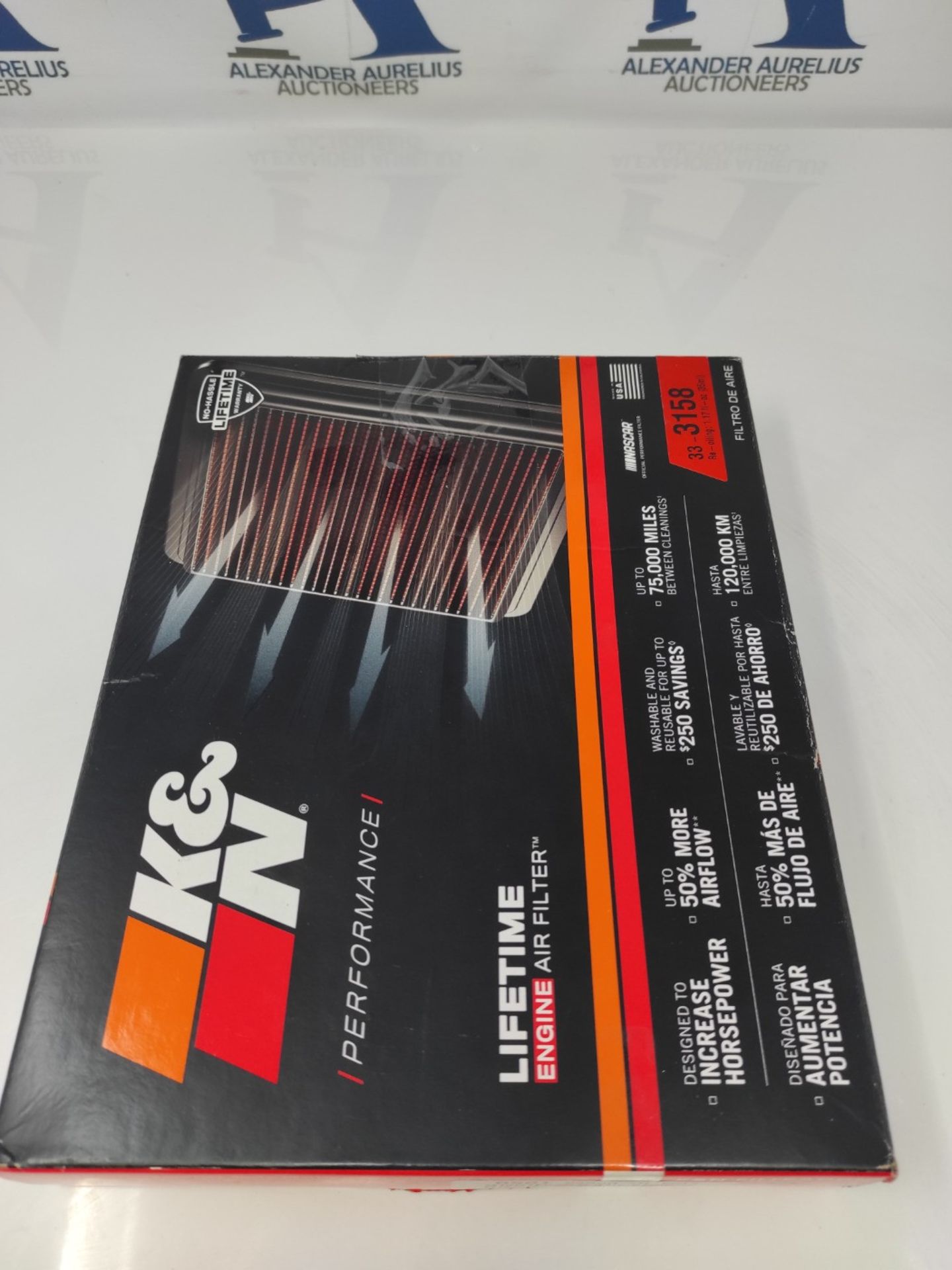 RRP £77.00 K&N Air Filter compatible with Mazda 3 & CX-30 2.0L Gasoline & 1.8L Diesel 2019- (33-3 - Image 2 of 3
