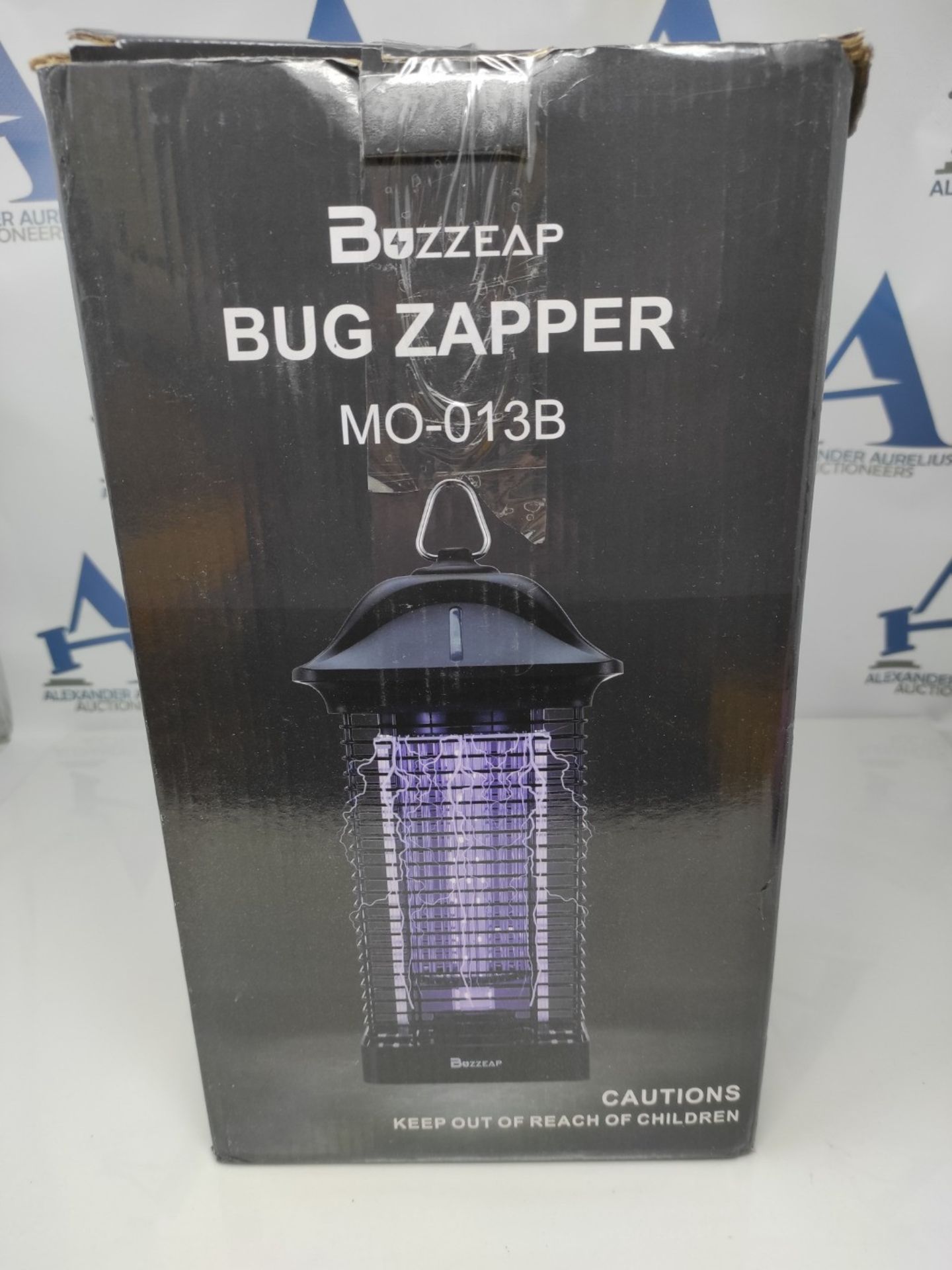 Buzzeap electric insect killer, electronic mosquito killer with 60 UV LED beads, fly k - Image 2 of 2