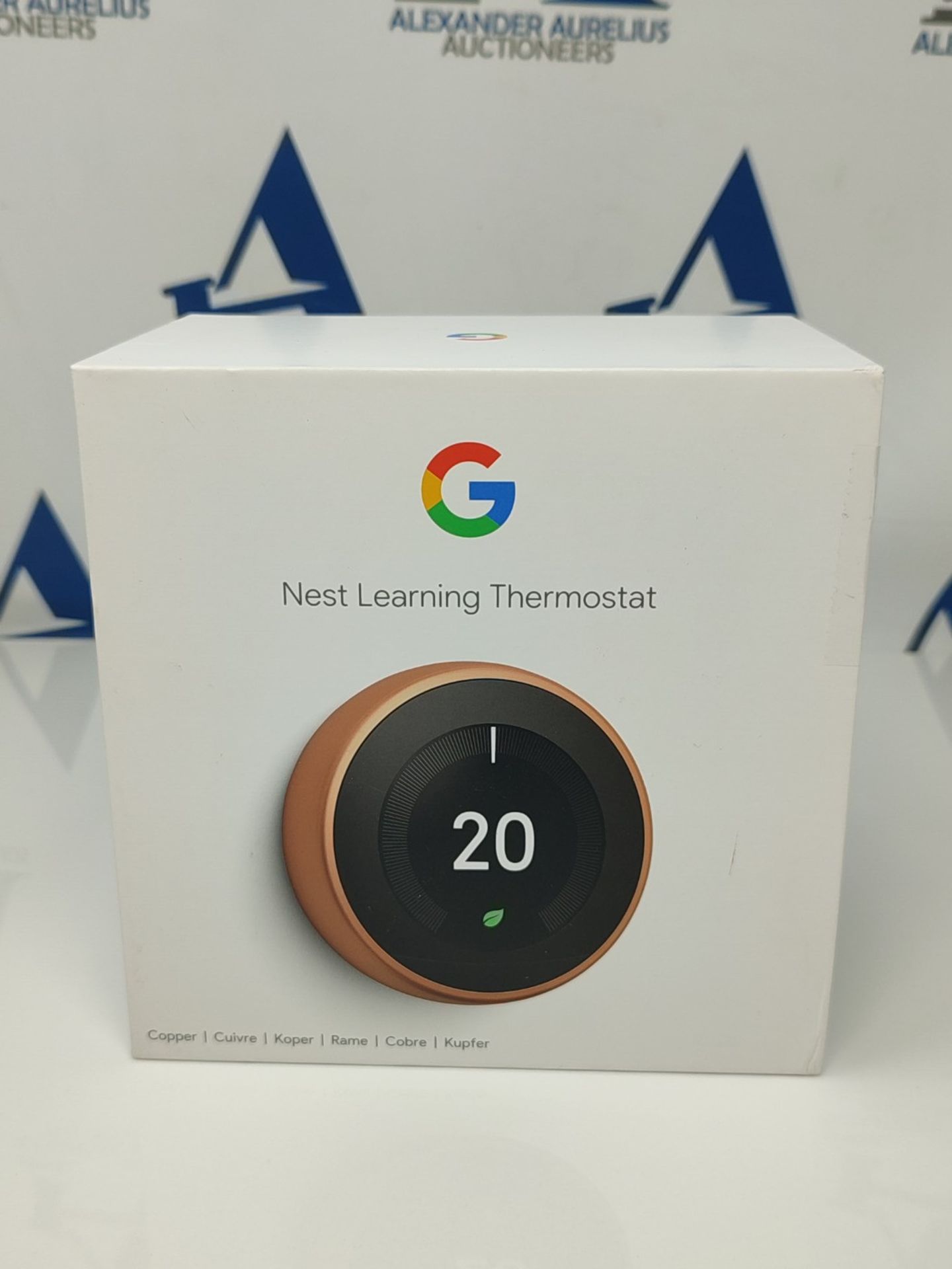 RRP £250.00 Google Nest Learning Thermostat 3rd Generation Copper, Can be Controlled Directly from - Bild 2 aus 3