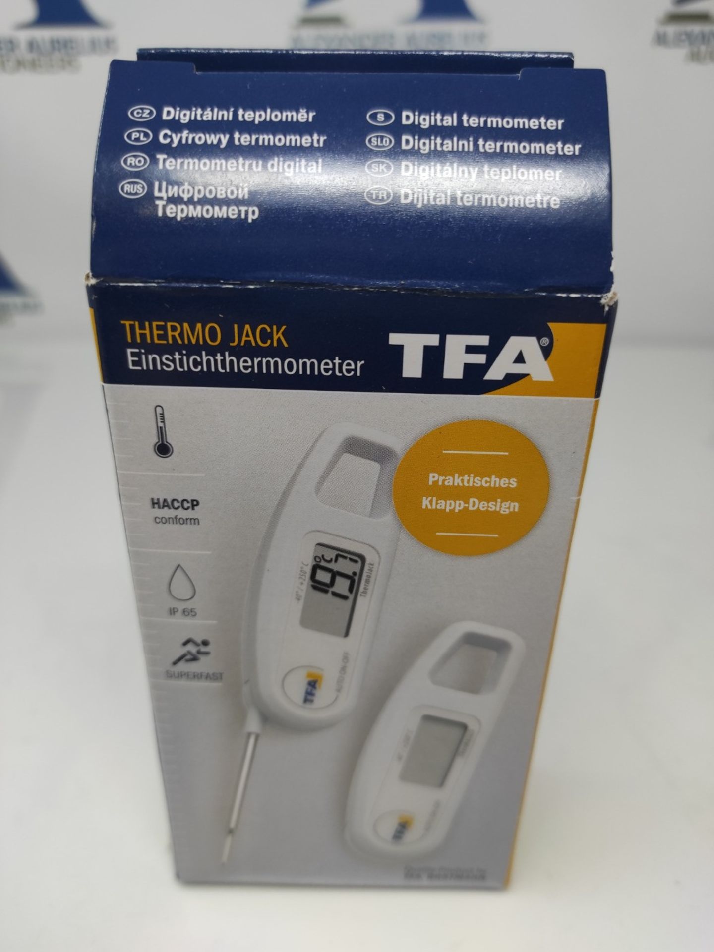 TFA Dostmann Thermo Jack digital penetration thermometer, 30.1047.02, temperature cont - Image 2 of 3
