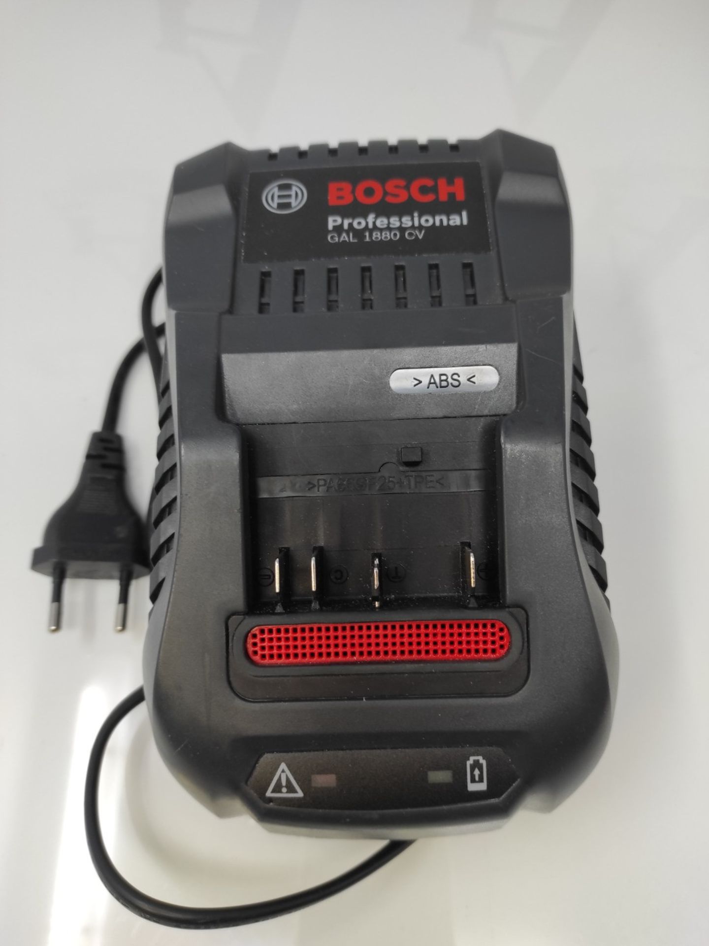 RRP £71.00 Bosch Professional 1600A00B8G Fast Charger GAL 1880 CV (18 V, Weight: 700 g, Charging - Image 2 of 2