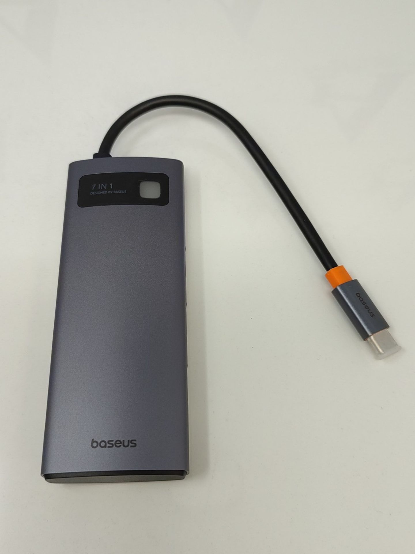 Baseus USB C Hub 7 in 1 Adapter with 4K@60Hz HDMI, 100W PD, 3 USB-A 3.0 5Gbps, SD/TF C - Bild 3 aus 3