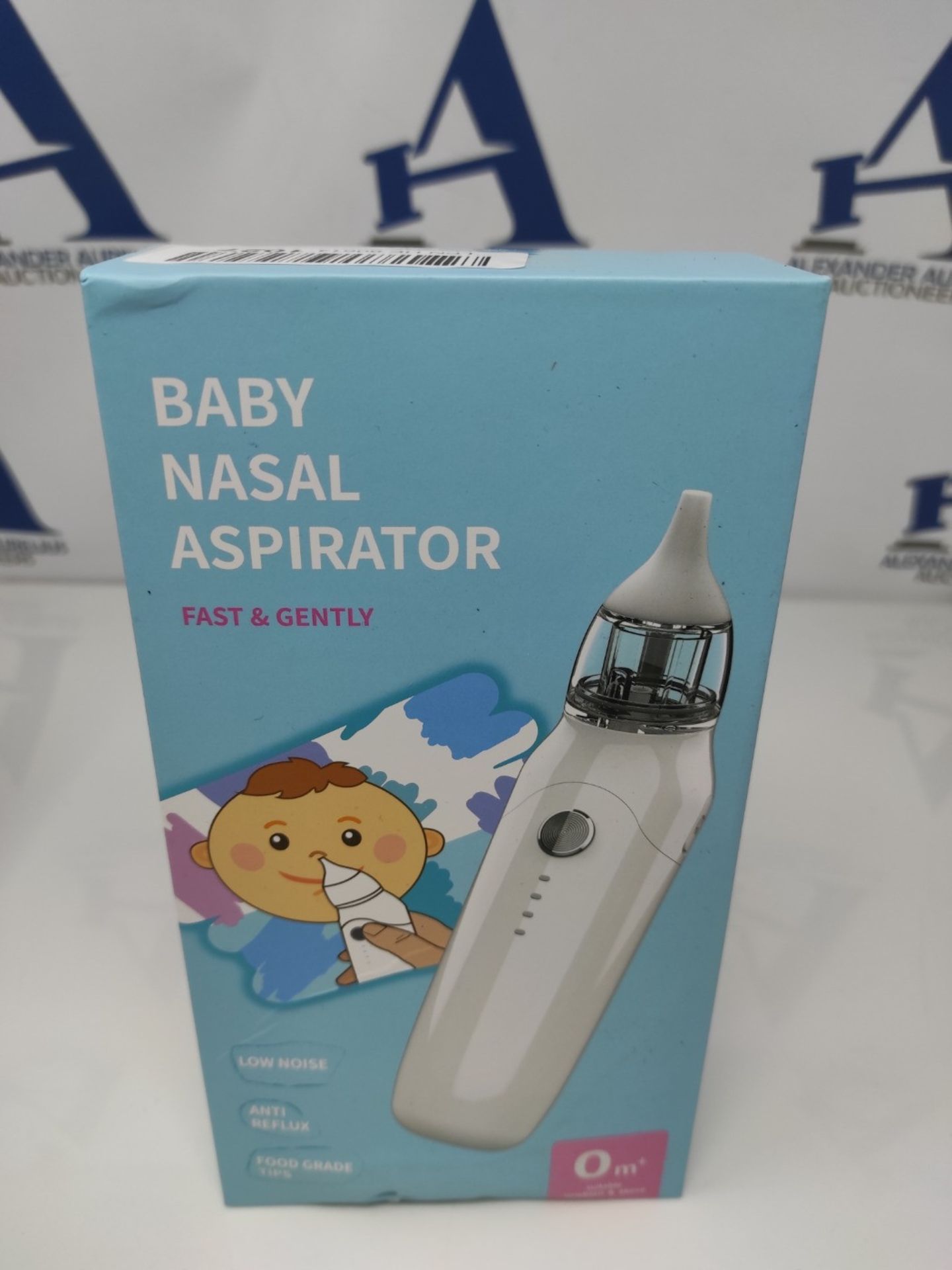 WADEO Baby Nasal Aspirator Electric, Nasal Mucus Aspirator for Babies with 3 adjustabl