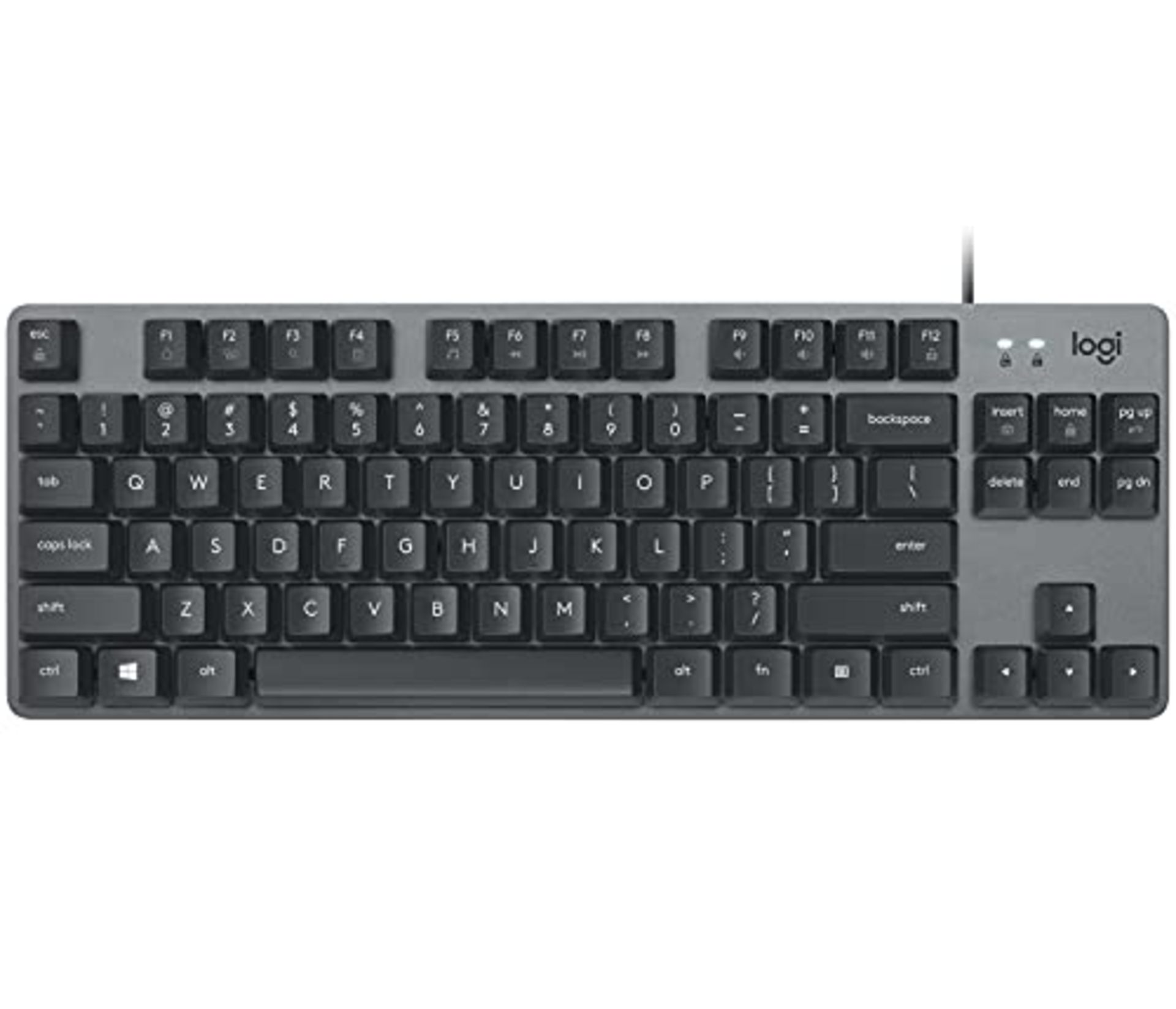 RRP £59.00 Logitech K835 TKL Wired Mechanical Aluminum Keyboard - Tenkeyless PC Keyboard with Com