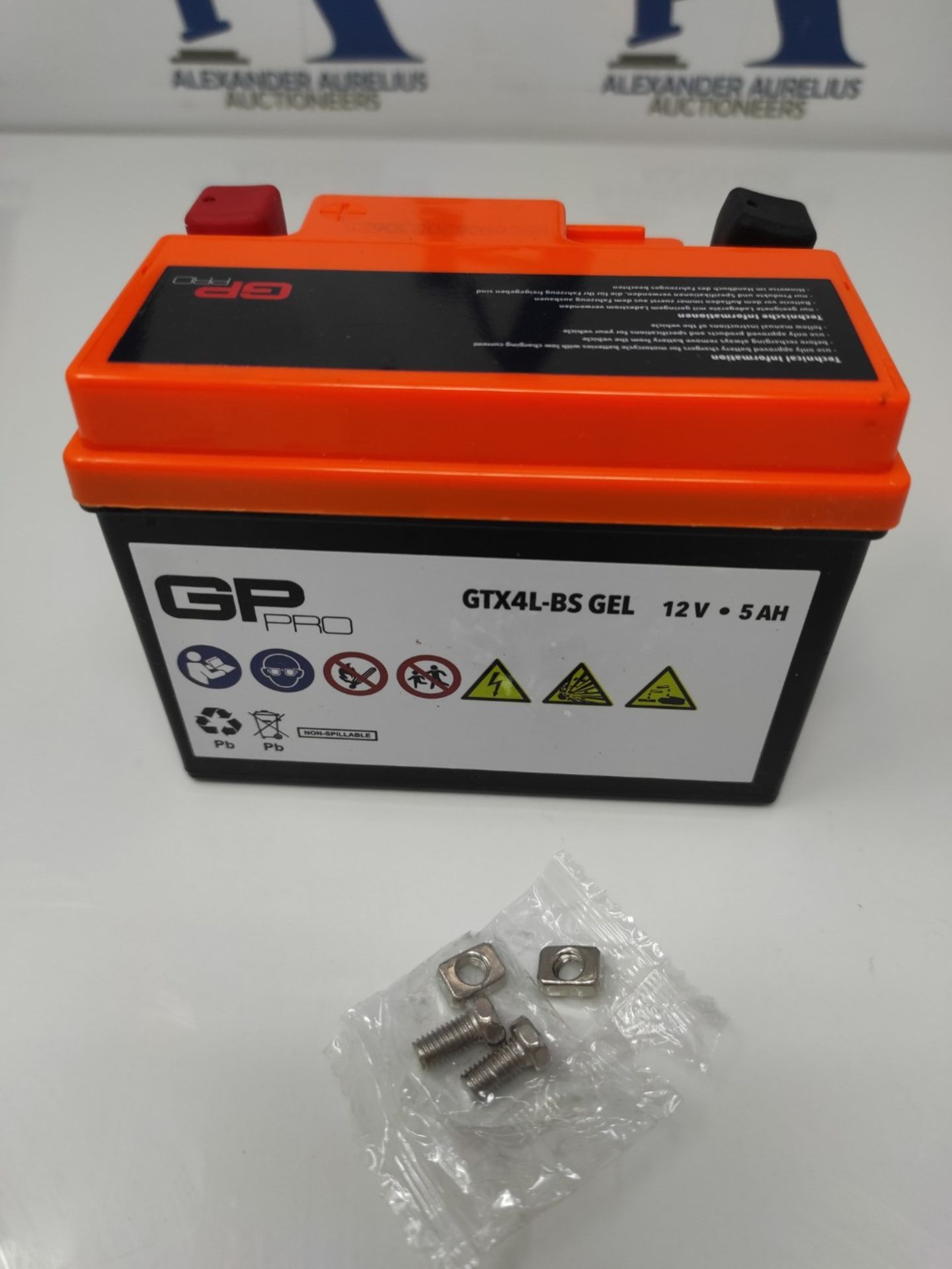 GP-PRO Gel Battery 12V 5Ah GTX4L-BS (similar to YB4L-B / YTX5L-BS / YTX4L-BS) - Image 3 of 3