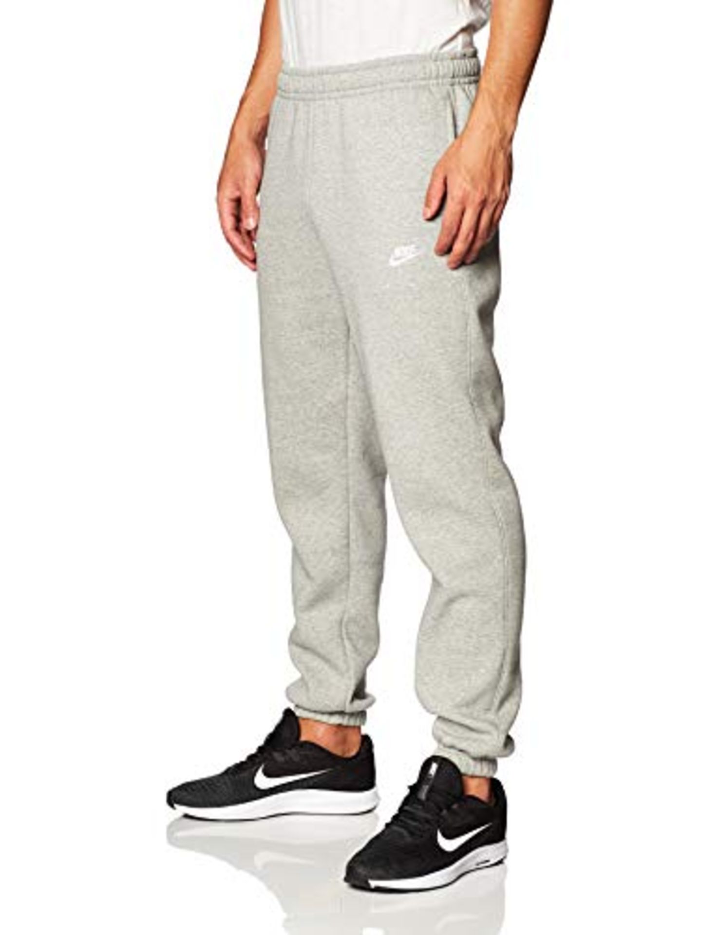 Nike Men's X Tracksuit Pants, Dk Grey Heather/Matte Silver/White, L EU