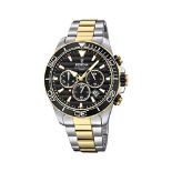 RRP £201.00 FESTINA Men's Quartz Chronograph Watch with Stainless Steel Strap F20363/3