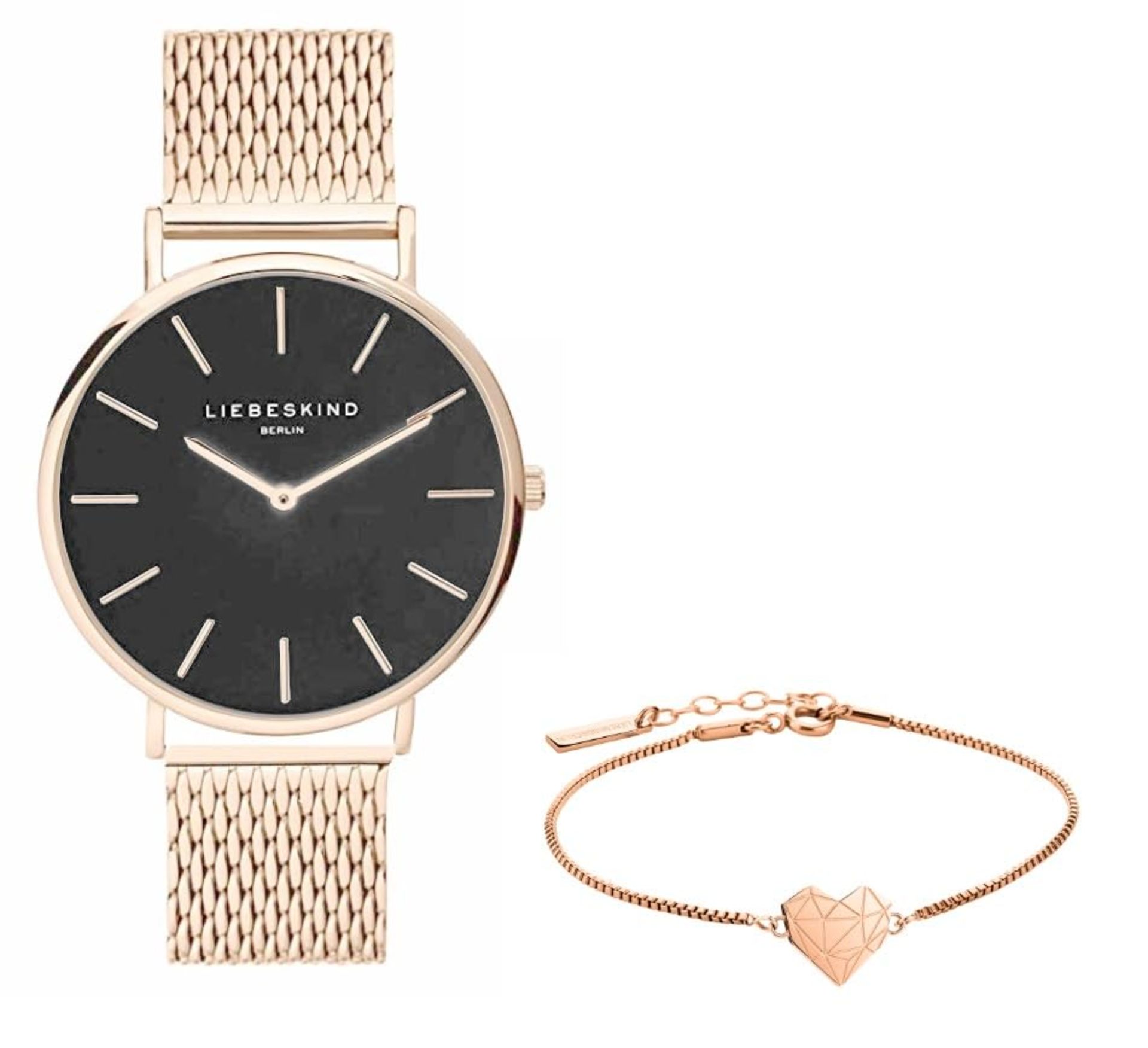 RRP £109.00 LOVE CHILD Set of watch and bracelet LS-0090-MQB