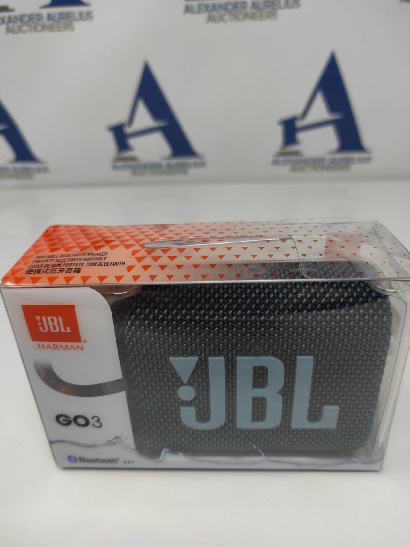 JBL GO 3 Portable Bluetooth Speaker, Wireless Speaker with Compact Design, Waterproof - Image 2 of 3