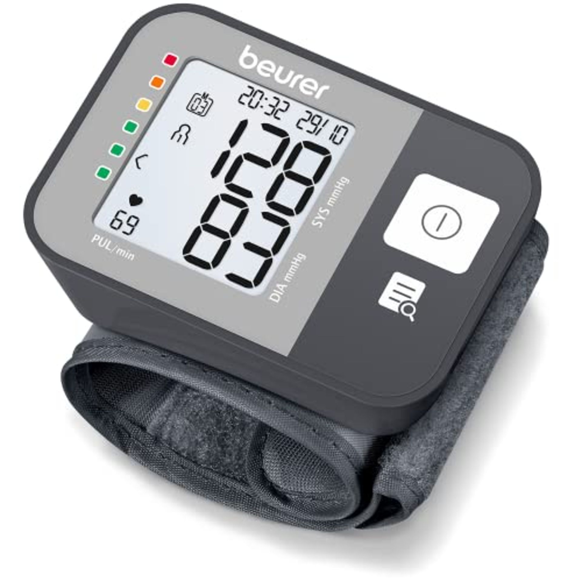 Beurer BC 27 Wrist Blood Pressure Monitor with Arrhythmia Detection, Fully Automatic M