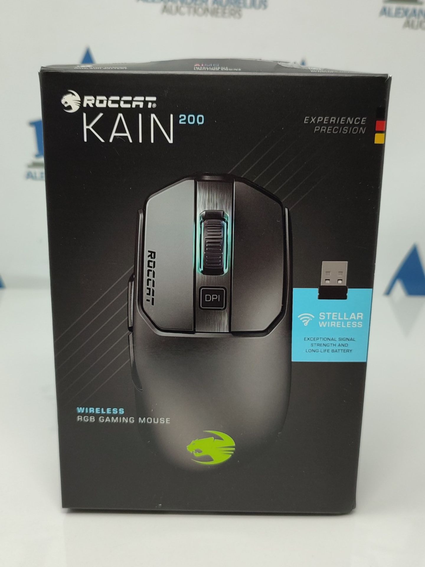 RRP £60.00 [INCOMPLETE] Roccat Kain 200 Aimo Wireless Gaming Mouse RGB (New 16,000 dpi Owl-Eye Op - Image 2 of 3