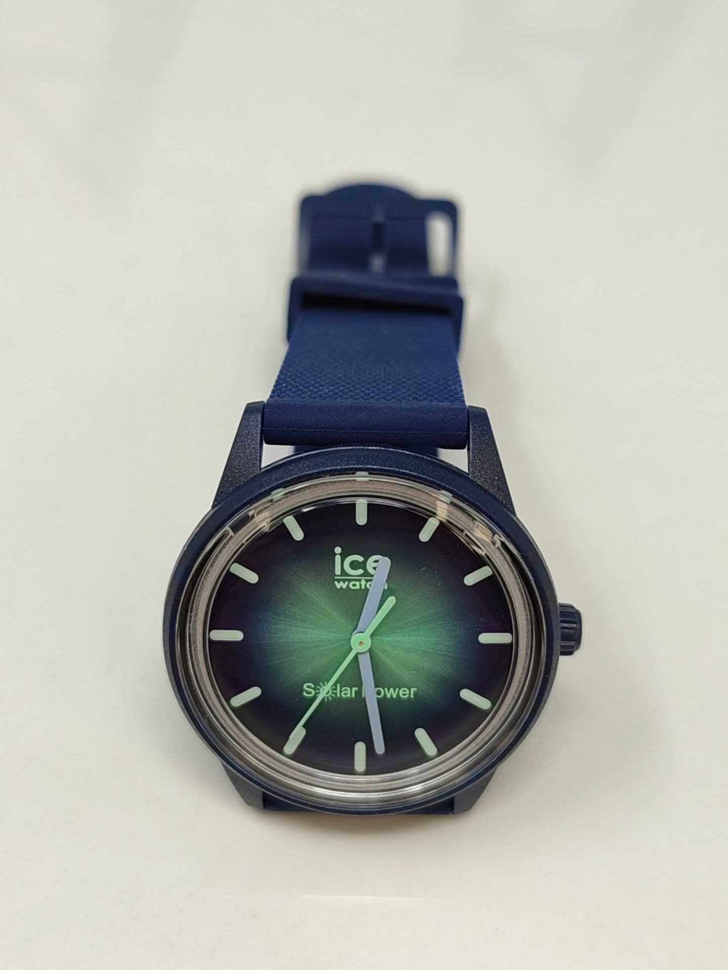 RRP £60.00 Ice-Watch - ICE solar power Borealis - Blue women's watch with silicone strap - 019033 - Image 2 of 3